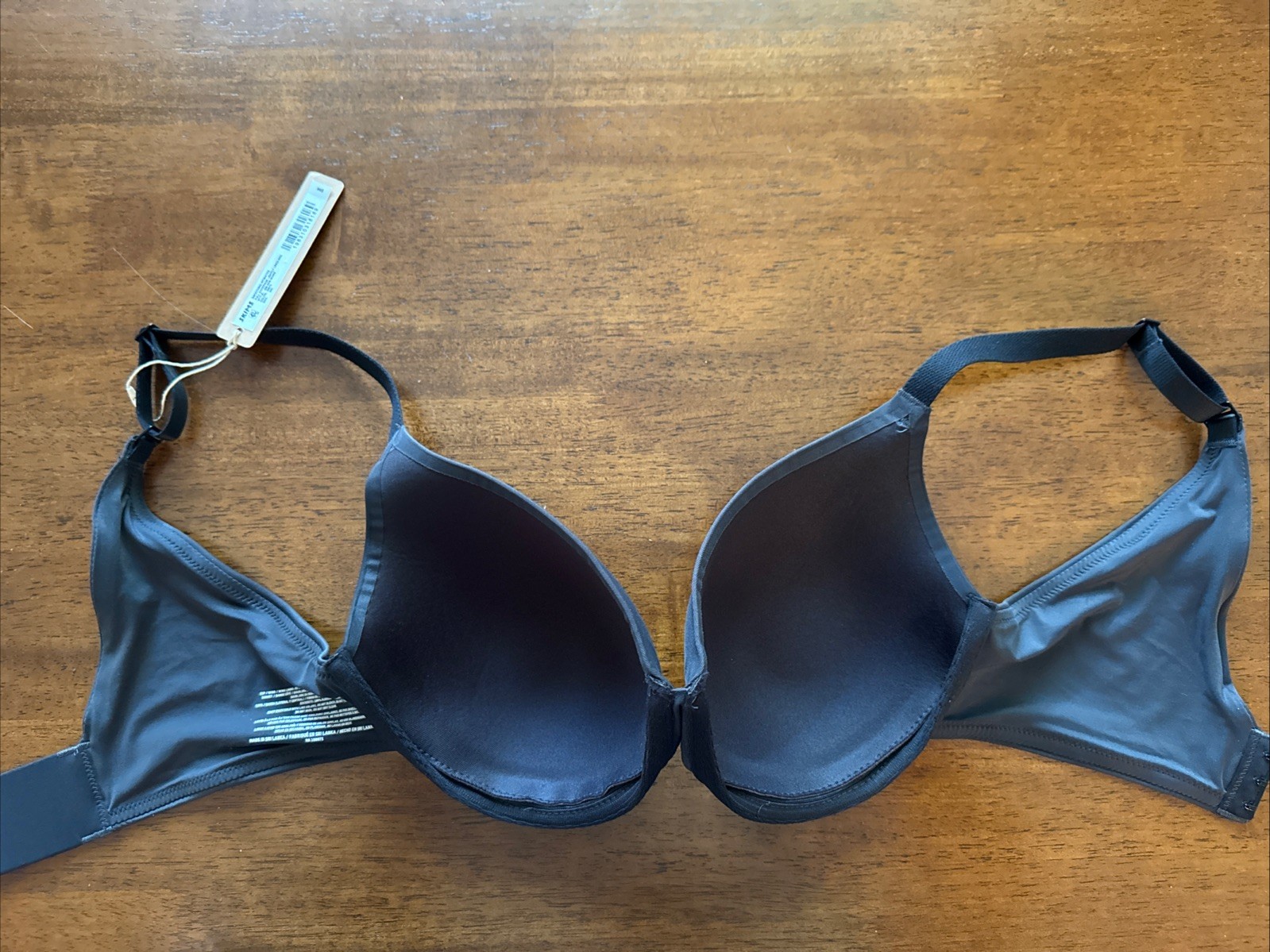 NWT Skims Smoothing Intimate Full Coverage Lightly Lined Bra, Size 34C, Onyx