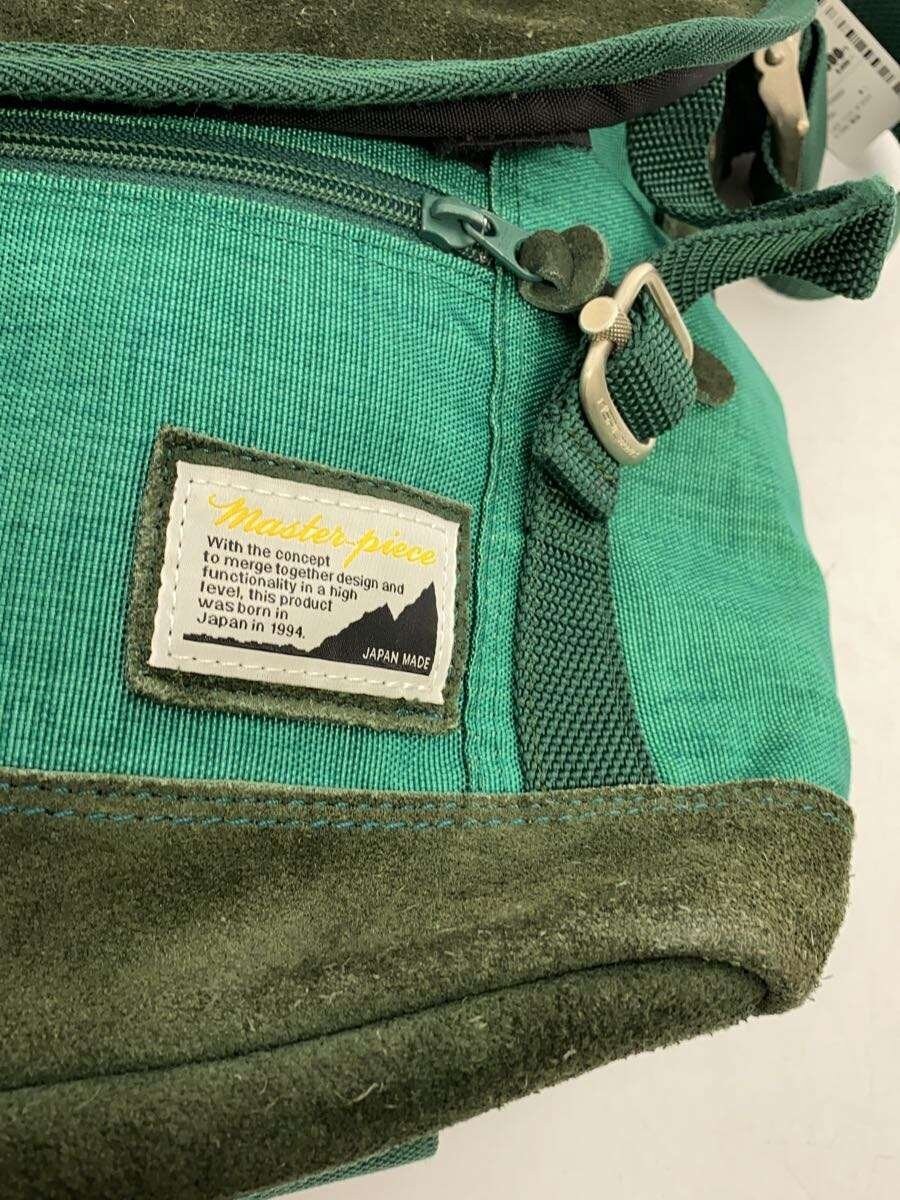 MSPC (master-piece) Shoulder Bag, Polyester, Green, Plain