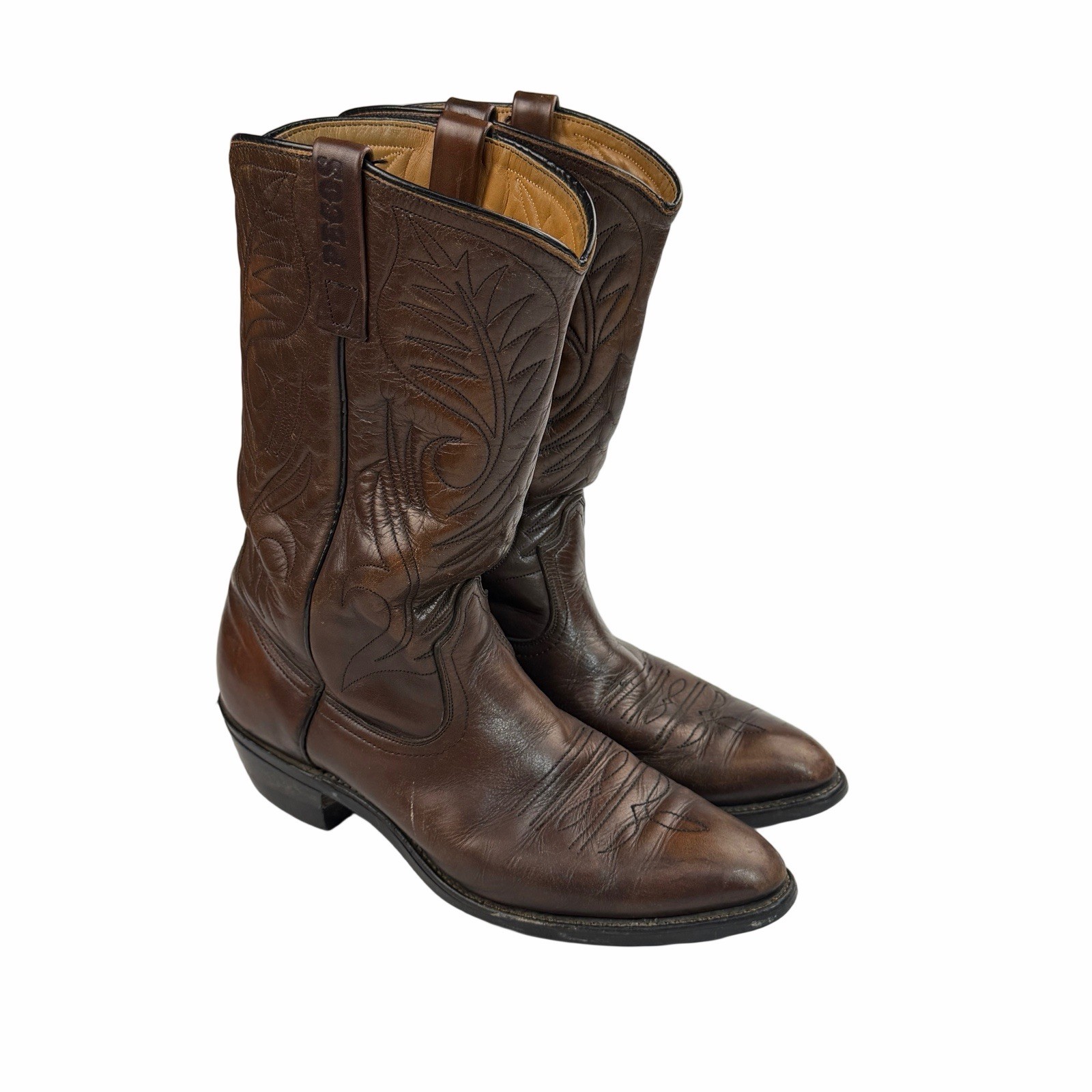 Vintage Red Wing 9801 Pecos Western Cowboy Stitch Work Boots USA MADE Men’s 10 A