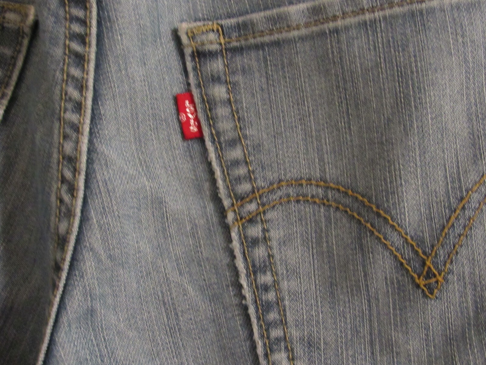 Levis 511 Slim Fit stone Washed Blue Jeans Youth Size 18 Reg 29 x 29 red tab