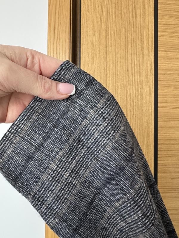 Weekend Max Mara Virgin Wool Plaid Dress Grey Size XS IT 36 US 2 QUIET Luxury