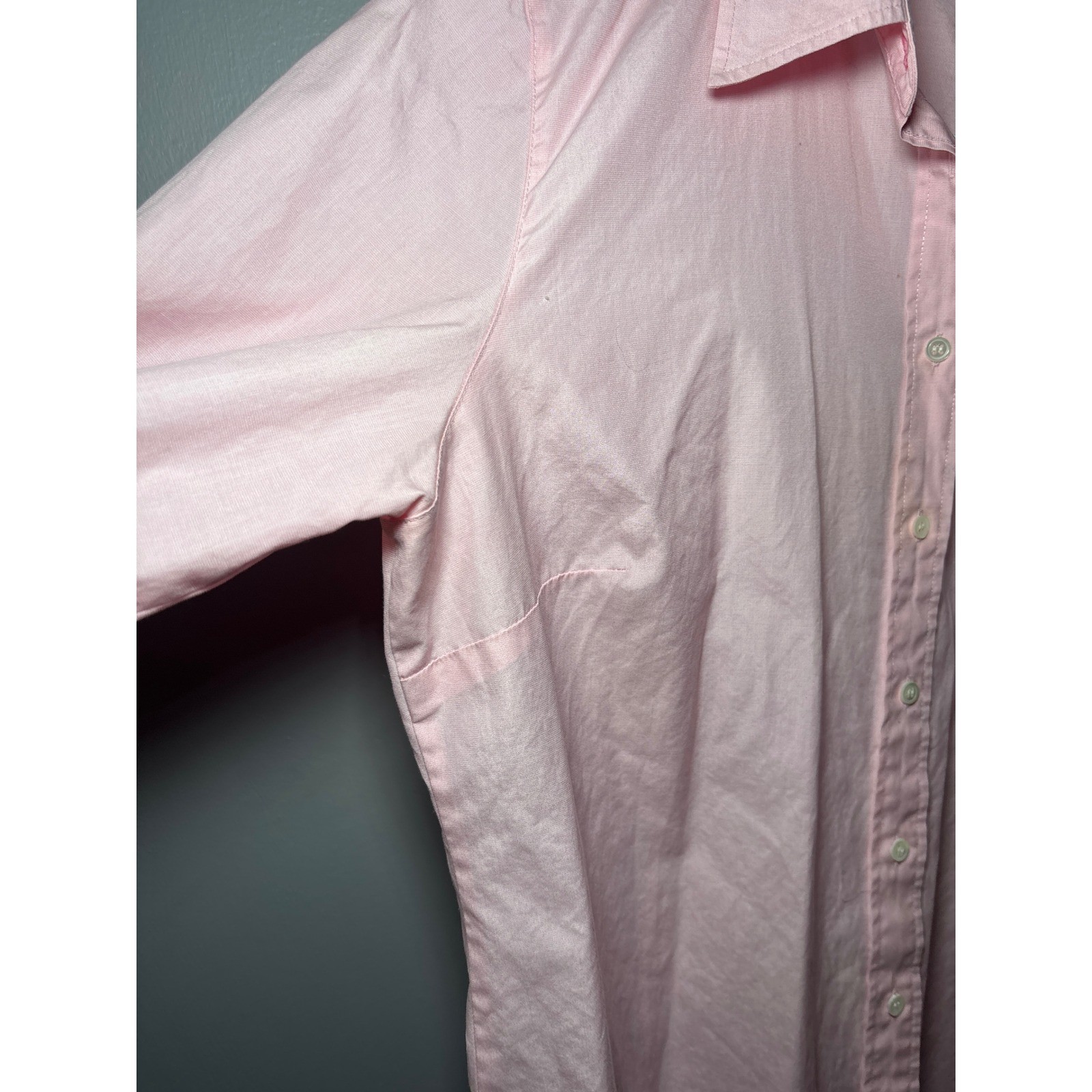 J.Crew Womens Pink Long Sleeve Button Down Tailored Cotton Blend Shirt