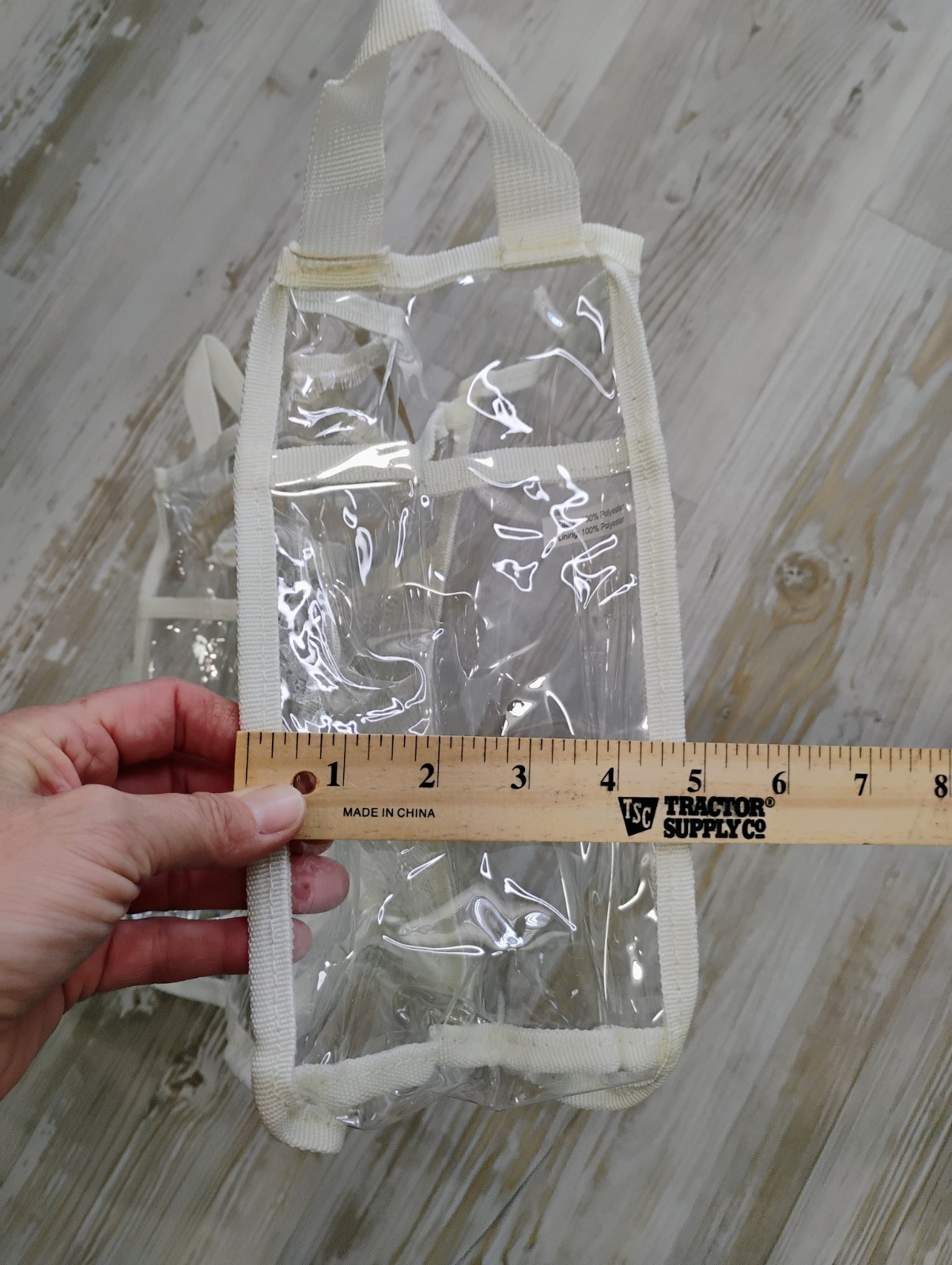 Clear Beach Bag Organizer Divider New 14x10x5 For Bogg Bag