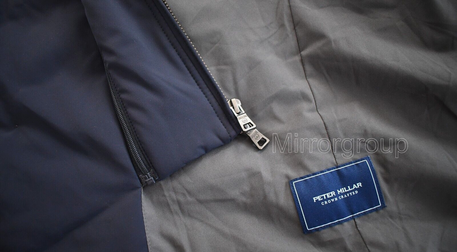 $1195🆕PETER MILLAR Navy ASTON QUILTED Hooded 4Way Stretch Blazer Jacket XXL/2XL
