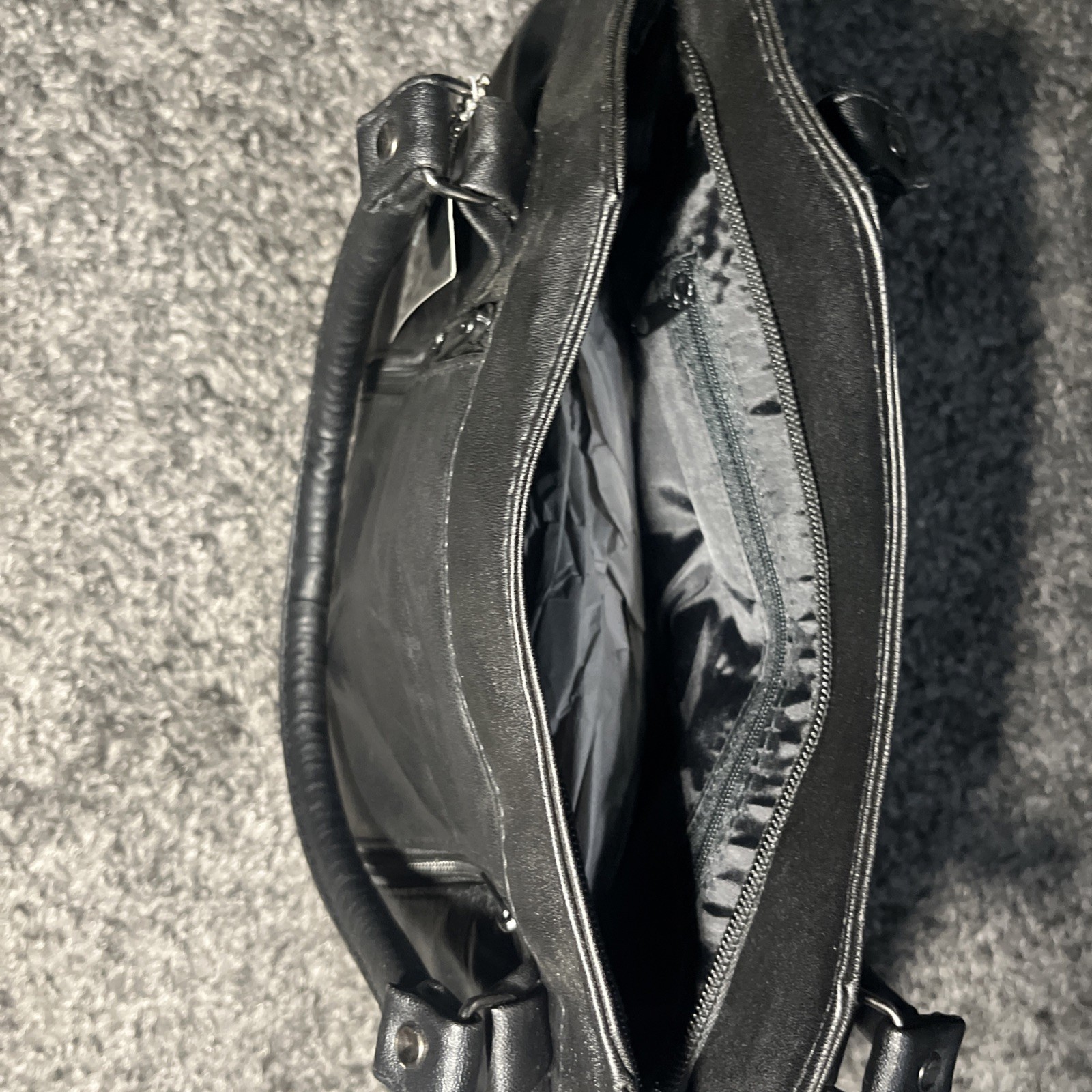d’margeaux Black Handbag 61451Lh Leather And Man-Made Material Soft