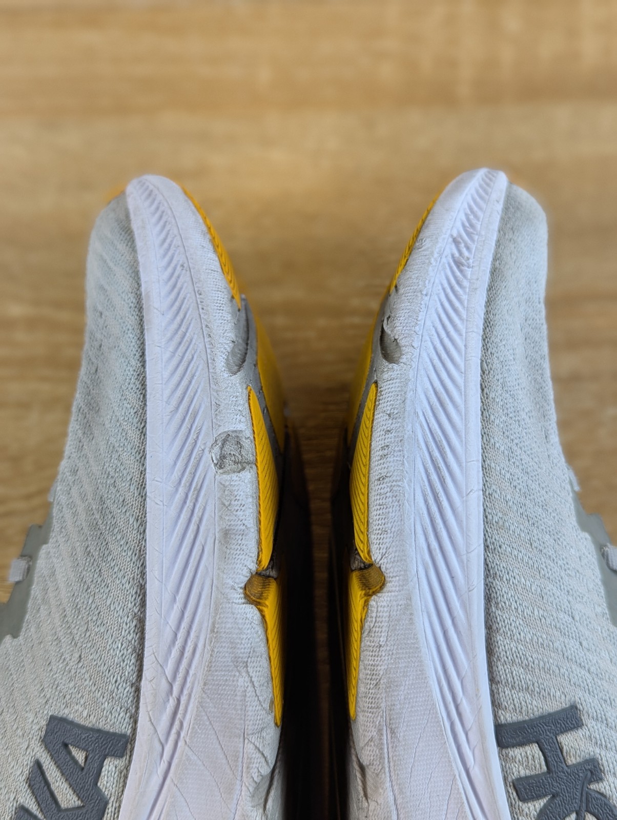 HOKA ONE ONE Solimar Men’s 9.5D Harbor Mist Gray Running Shoes 1123074 HMCS