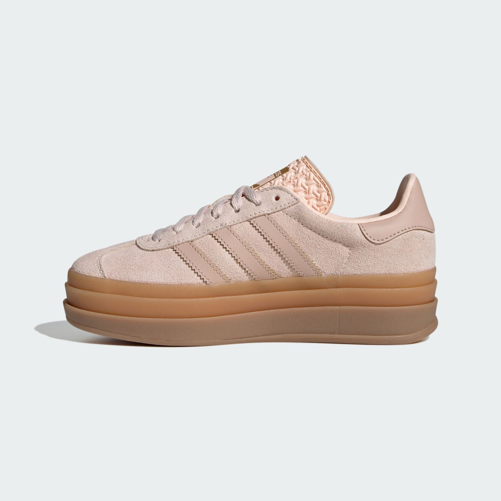 Adidas Gazelle Bold Sneakers Kids Pink Wonder Platform Shoes JQ1296 New w/box