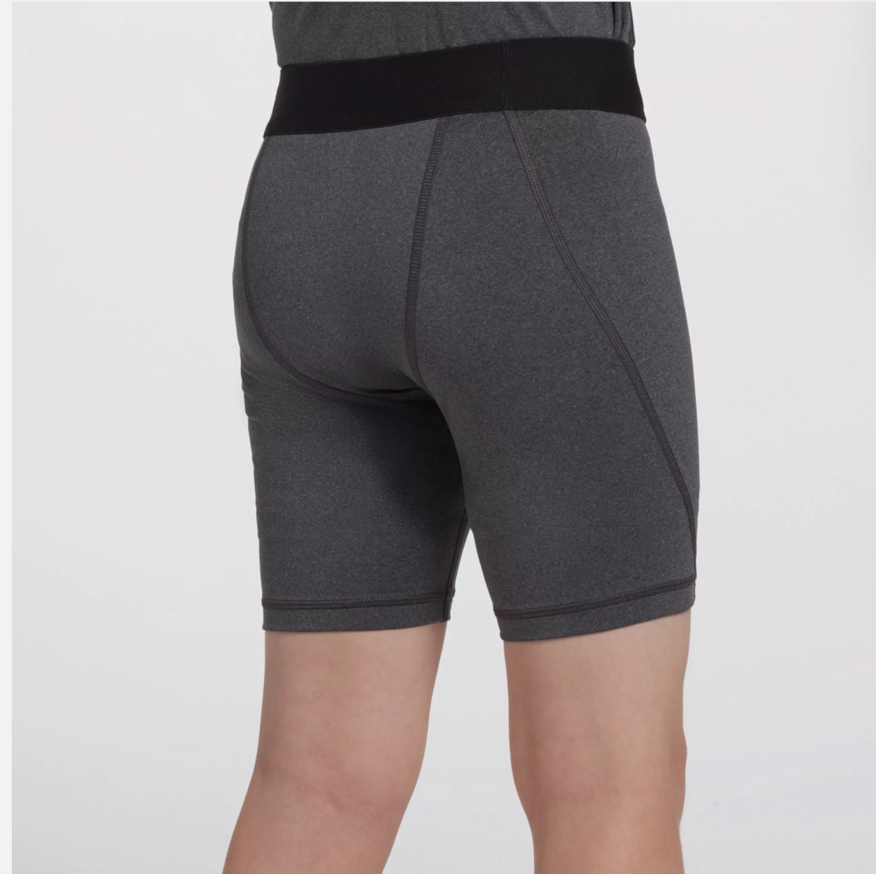 Boys’ DSG Compression Shorts Size Small Dark Heather Grey NEW