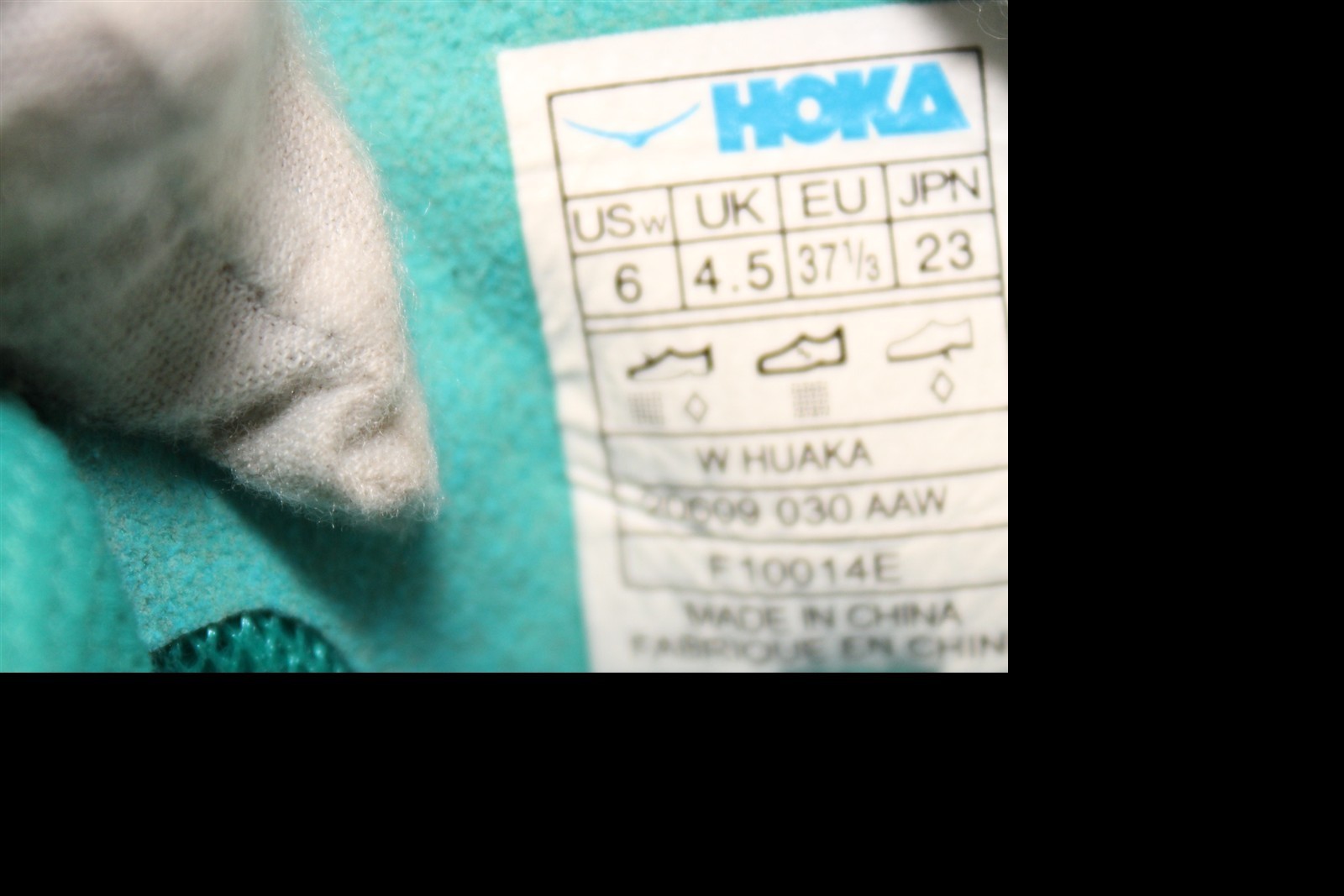 Hoka One One Huaka Textile Lace Up Running Womens Size 6 37 1/3 Shoes 20609 AAW