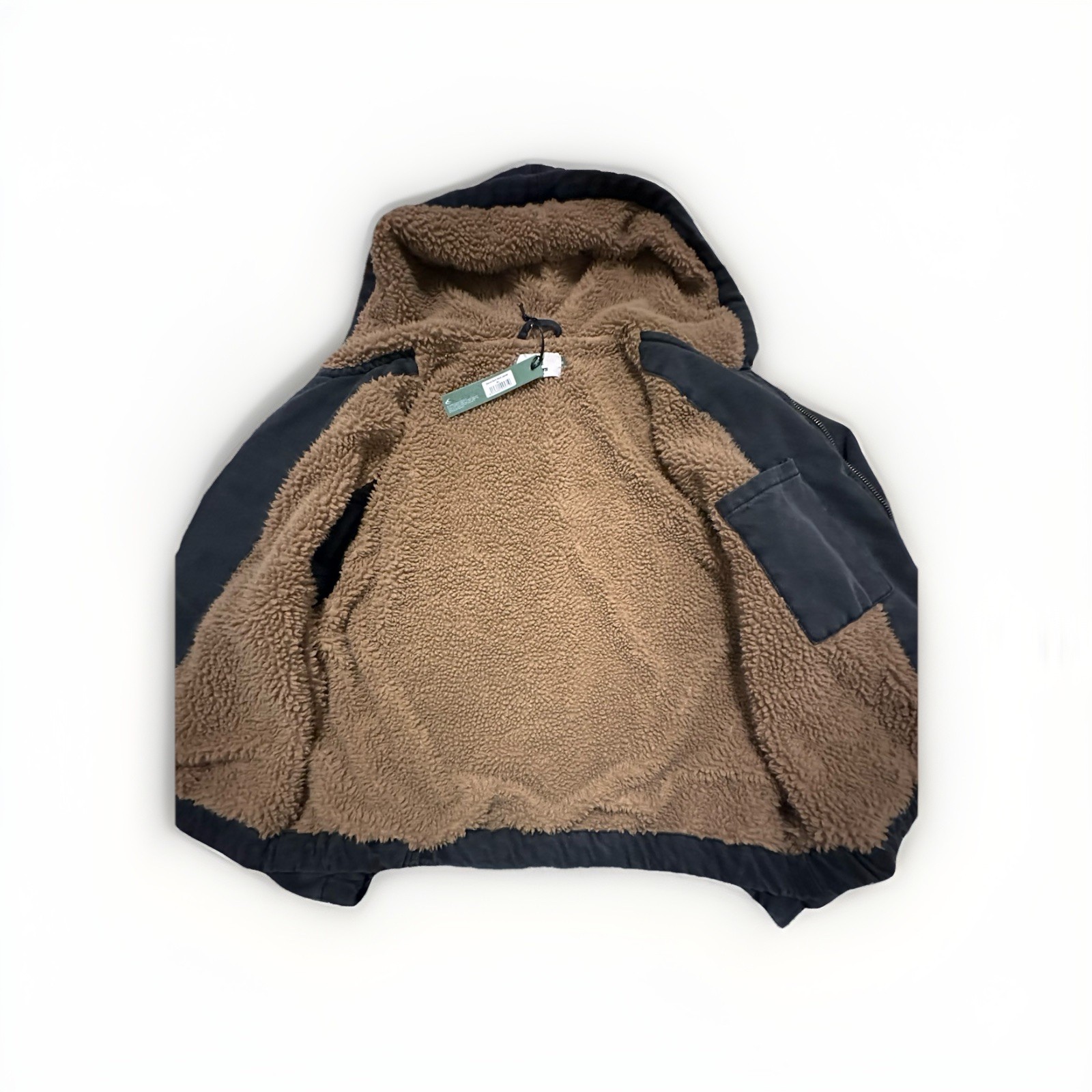 denim dark scuffers work jacket