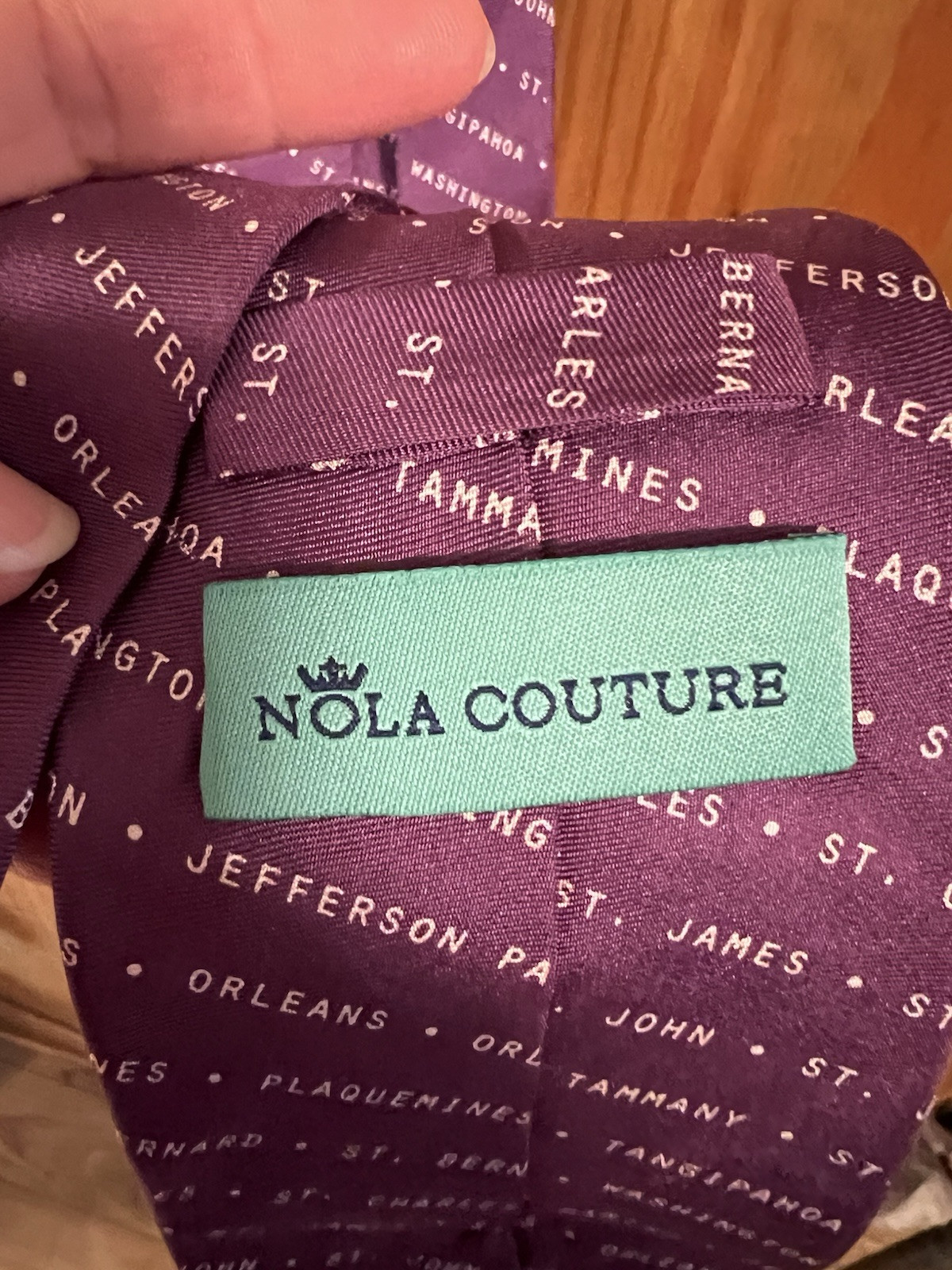 Nola Couture Greater New Orleans Tie 61 X 3.5 Inches!!!