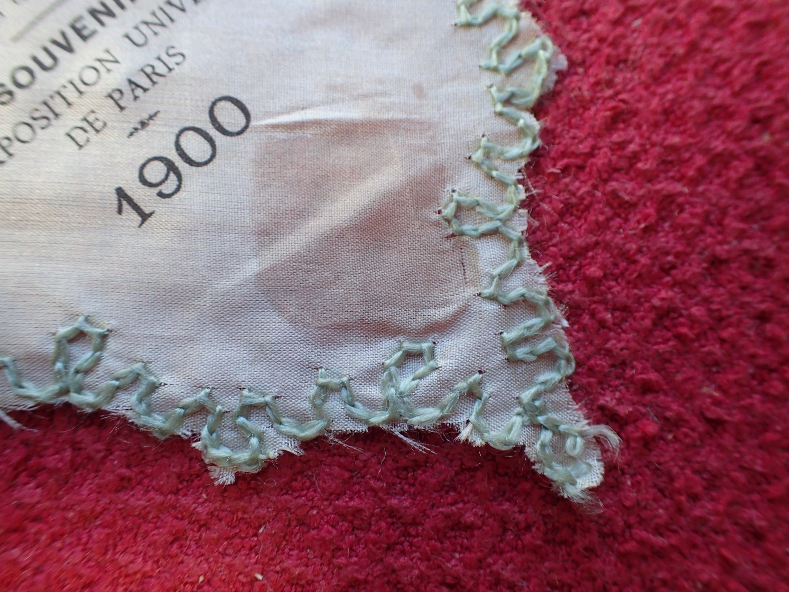 Antique Four (4) 1900 Paris Exposition and Hand Tatting Handkerchiefs