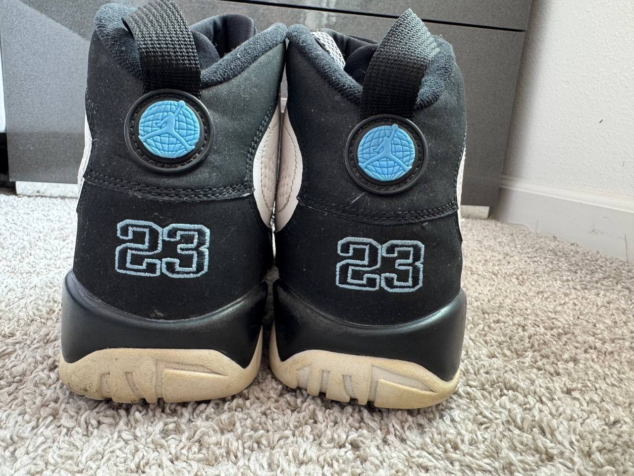Jordan 9 Retro University Blue SZ 9 cm27 S.03