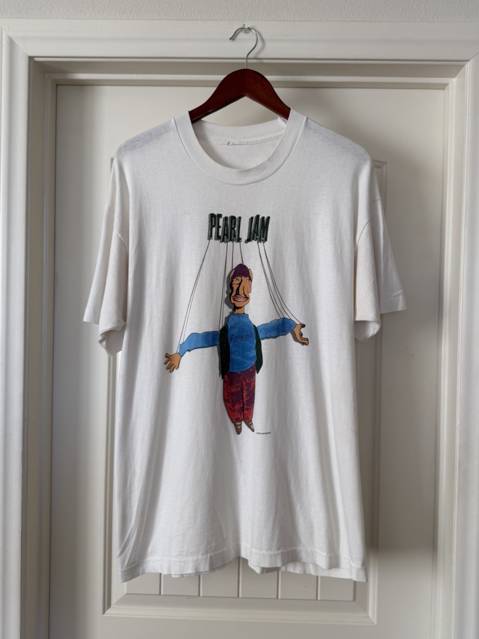 vintage 90s Pearl Jam Freak T Shirt XL Eddie Vedder
