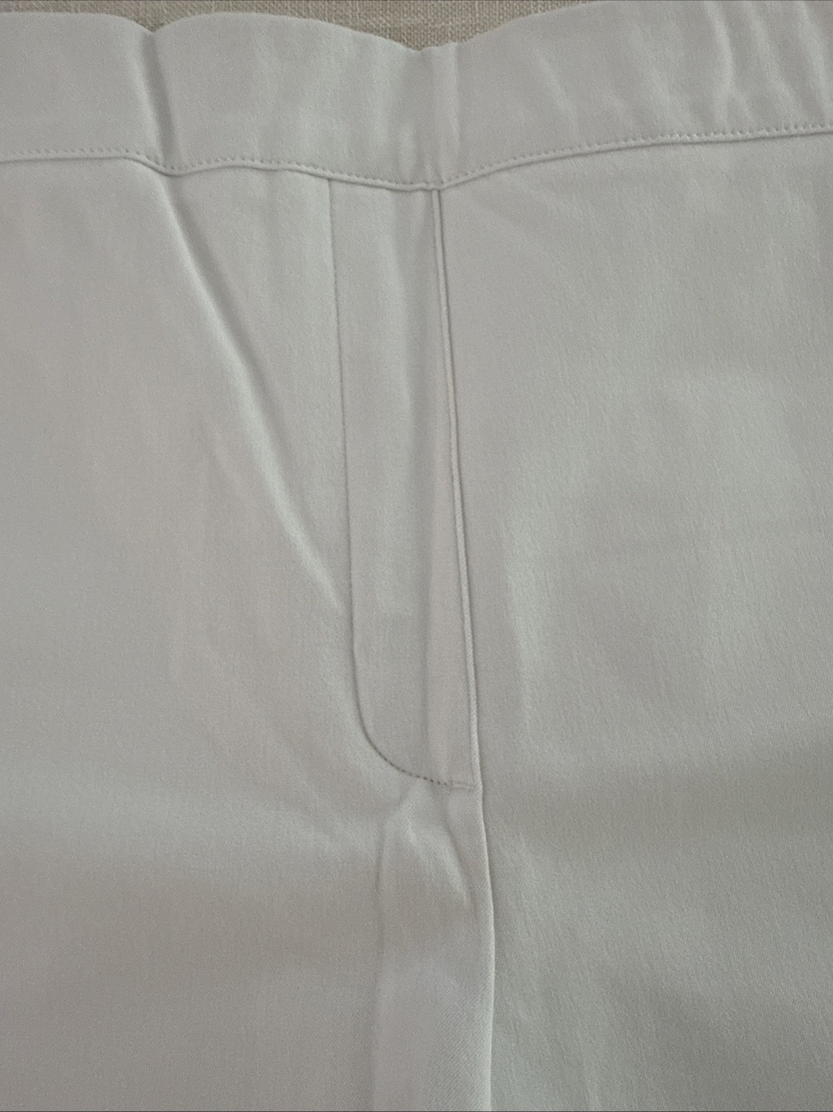 Spanx High Waisted Shorts Womens XL White Lined Stretch High Rise Outdoor Beach