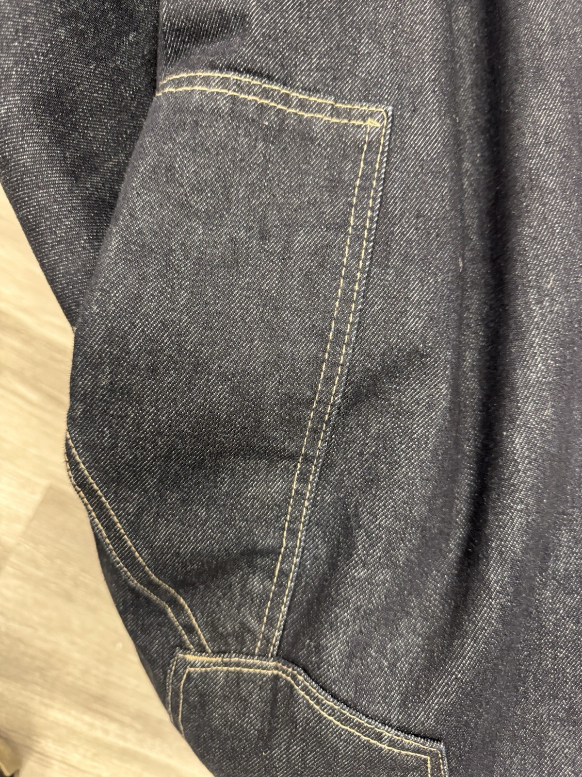 Tyndale FR Mens F290T Dark Blue Carpenter Workwear Jeans Size 42×34 Utility