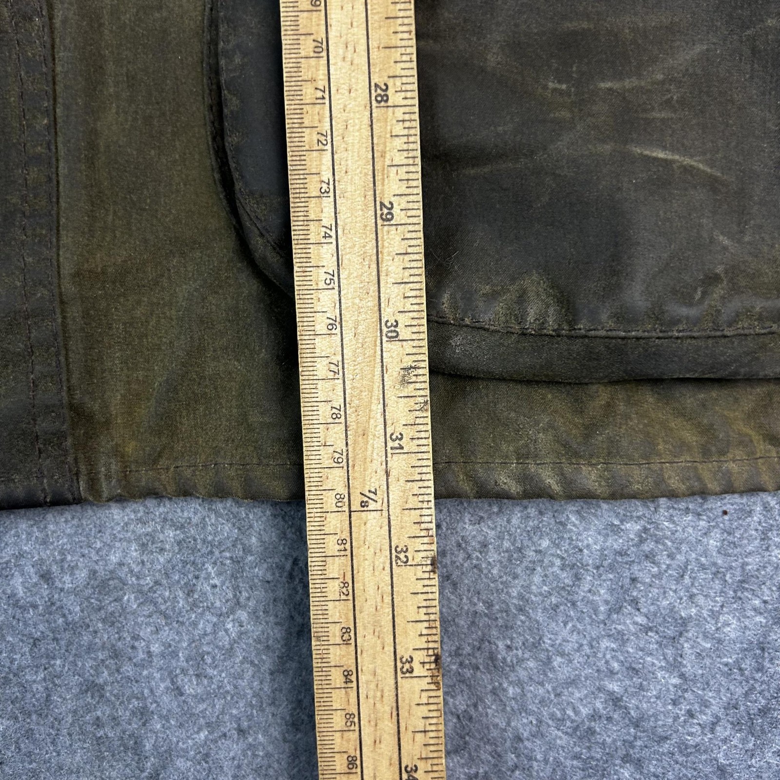 Barbour Jacket Mens C42 107CM Green A830 Classic Beaufort Wax Coat England Made