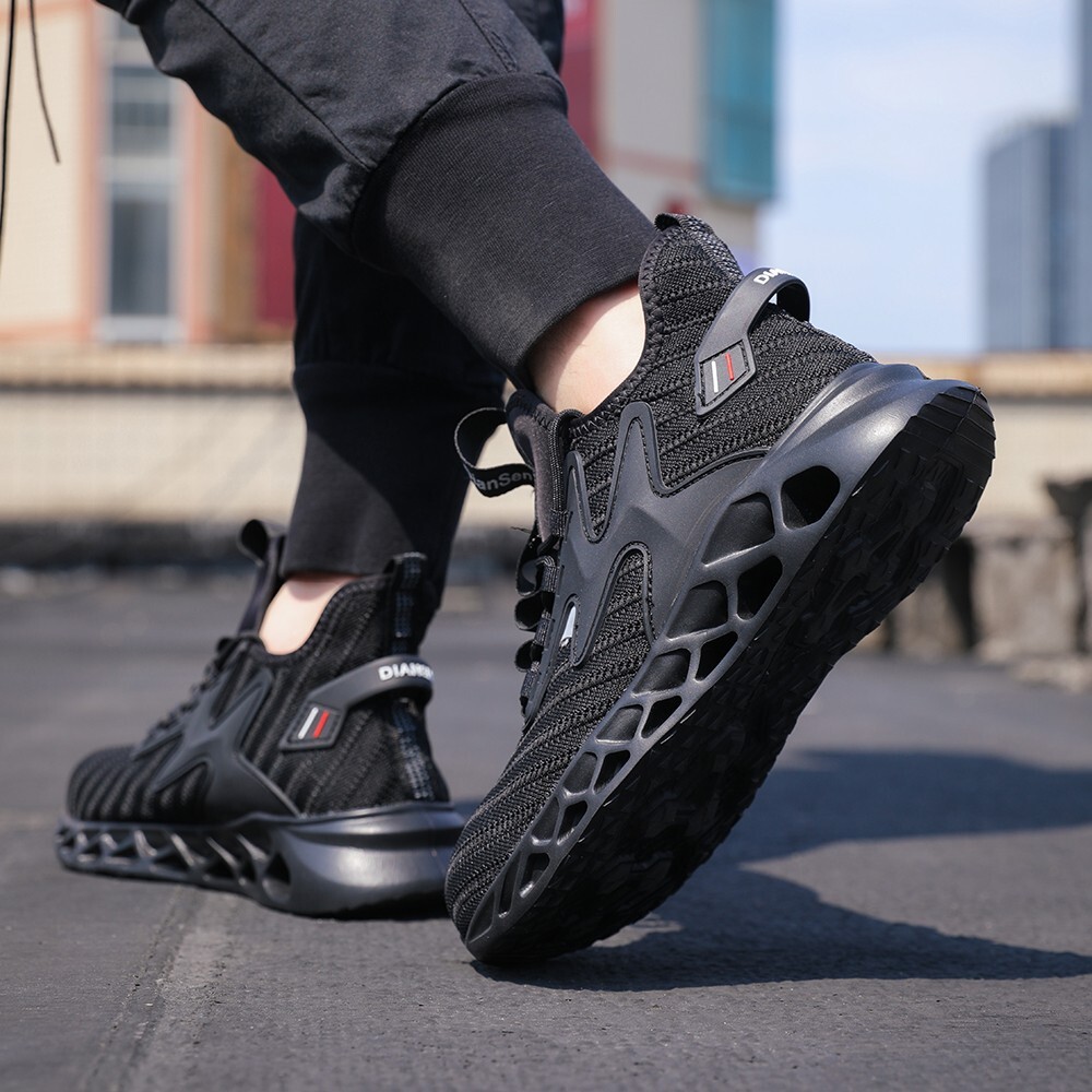 Safety Shoes Men Work Sneakers Indestructible Protective Boots Steel Toe Shoes