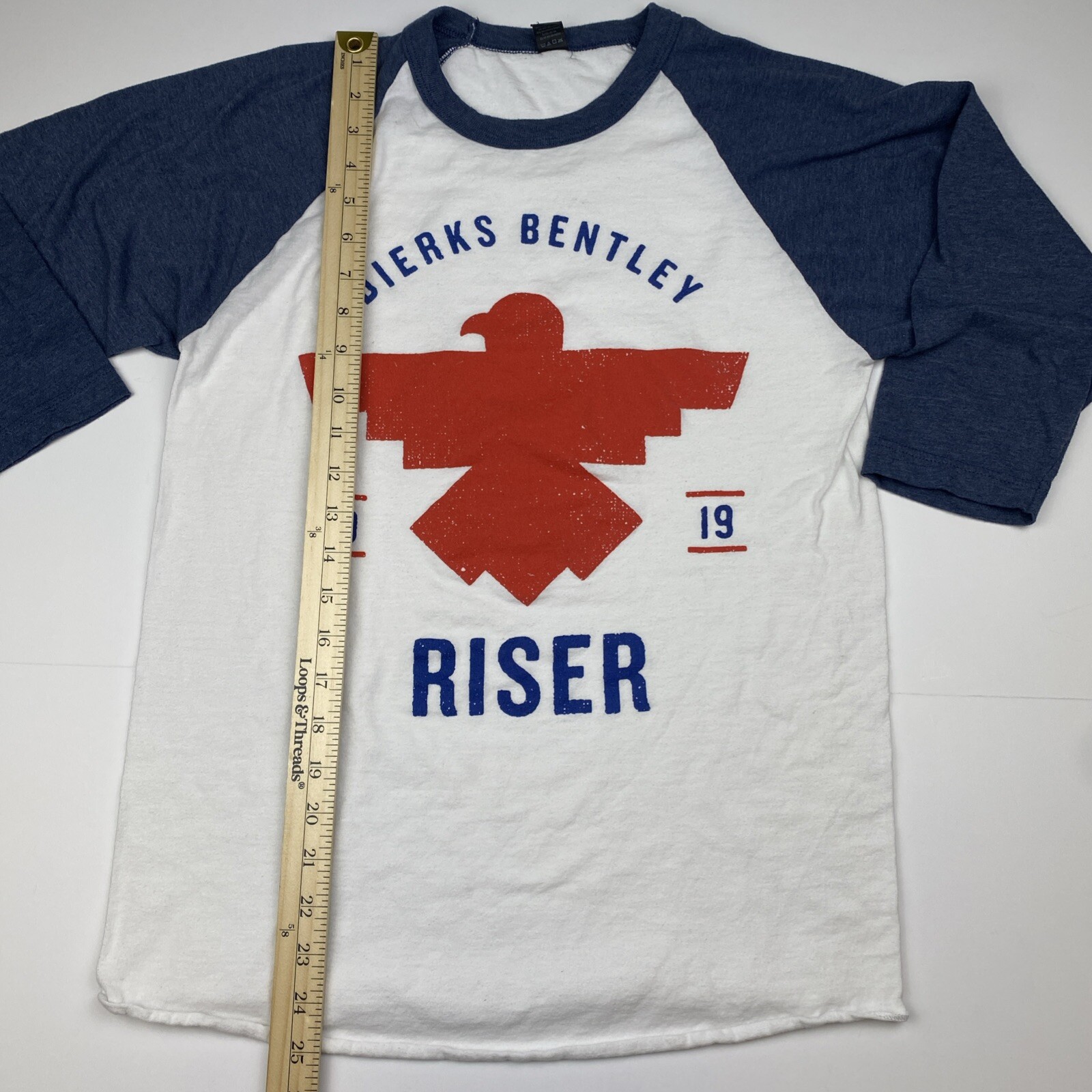 Dierks Bentley Riser Baseball T shirt Size Small