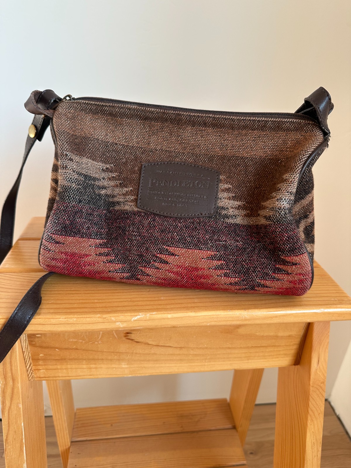 Pendleton Wool Crossbody Bag Southwest Print Shoulder Purse