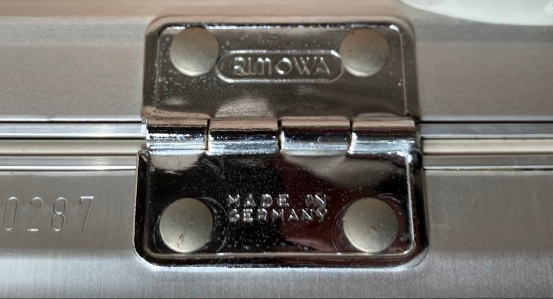 Vintage, rare RIMOWA silver attaché case
