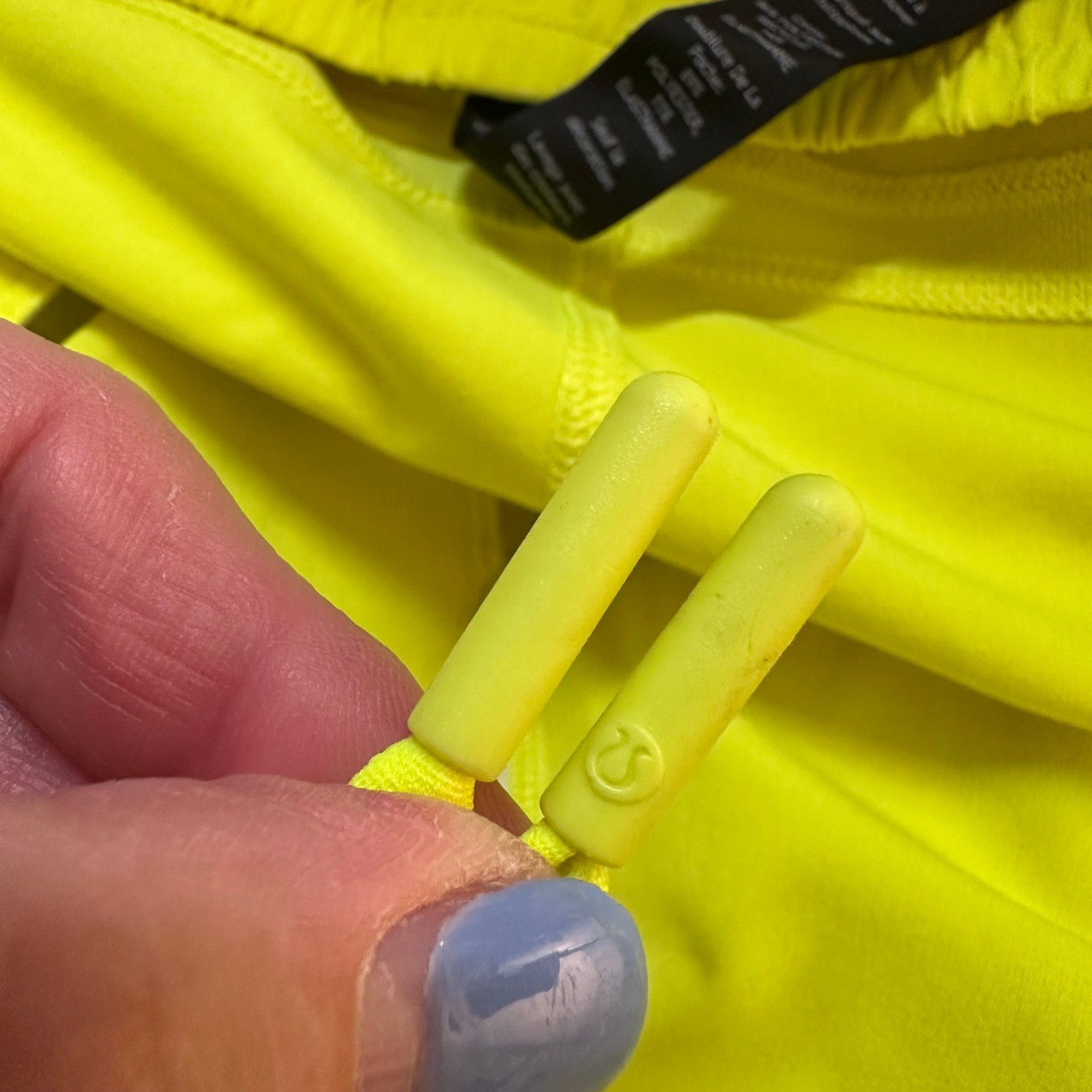 Lululemon Pace Breaker Lined Short 5 Electric Lemon Neon Yellow Mens XL LM7AUQS