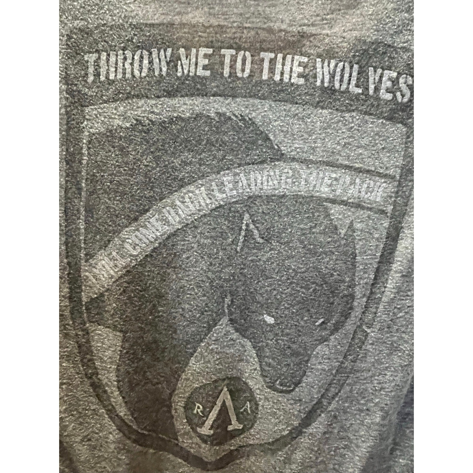 108 Stitches Gray Wolves Quote Baseball All Star Game Tee Shirt Small