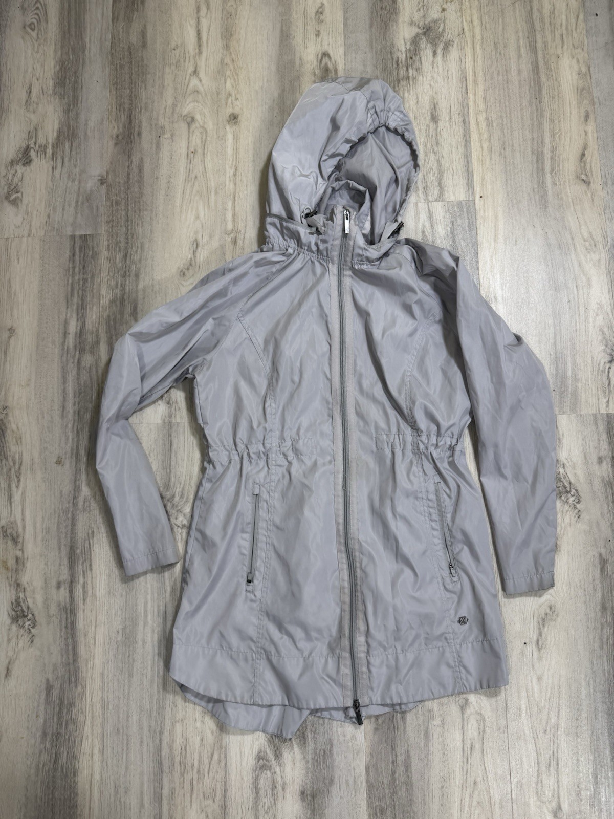 Freedom Trail by Kyodan Womens Gray Lightweight Jacket Windbreaker hoodie