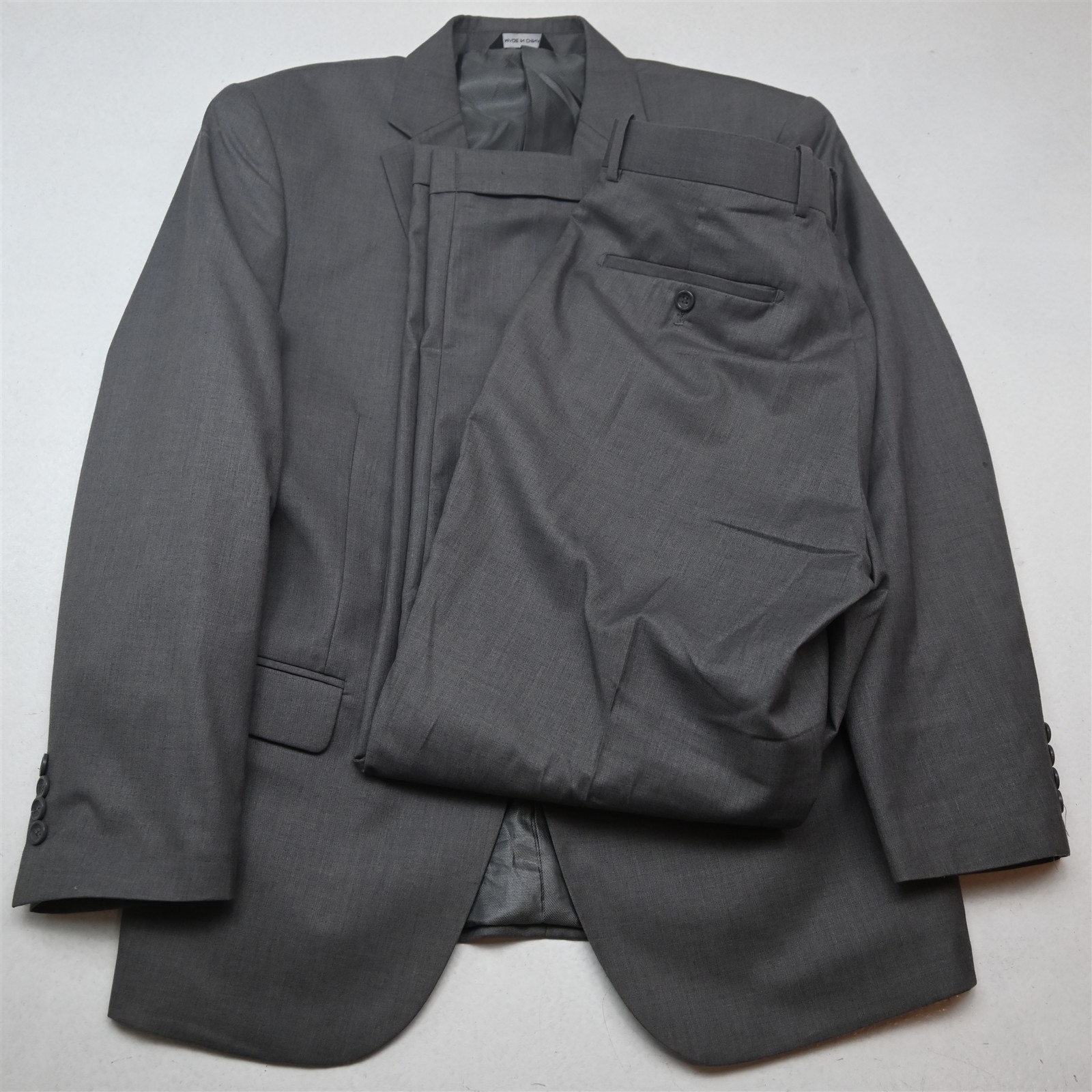 Lineage 40S 32×32 Gray Oxford Mens Jacket Pants Suit