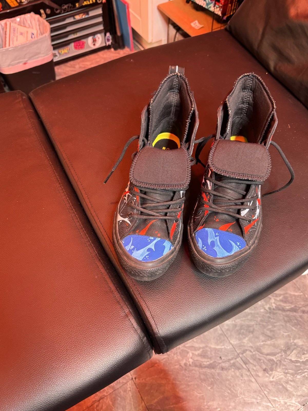 Captain Spalding Custom Painted Waterproof Chuck Taylor Size 8 Men’s Sneakers