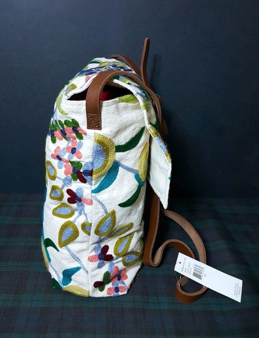 $165 RALPH LAUREN DENIM & SUPPLY CREWELWORK EMBROIDERED CROSSBODY WOMENS BAG