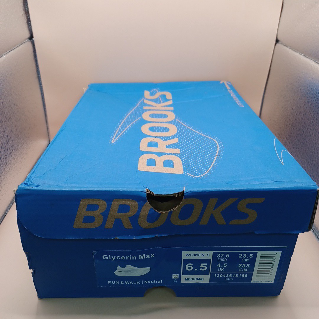 Brooks Glycerin Max Running Shoes-White Women Size 6.5 US