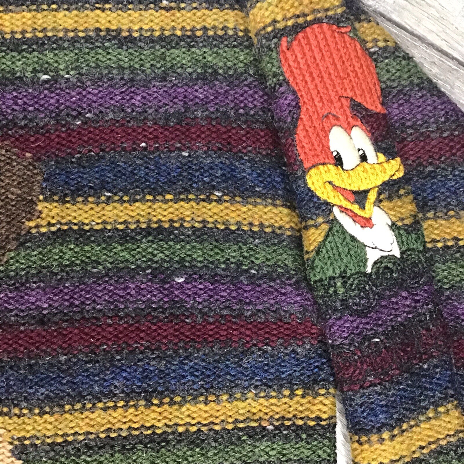 Rare JC De Castelbajac 1990s Sweater Yogi Bear X Woody Woodpecker Size (50)