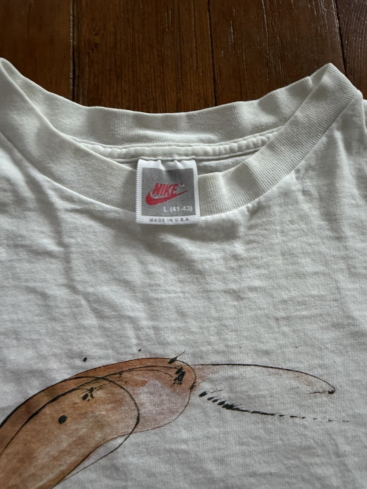 Vintage Nike Ralph Steadman Grey Tag T Shirt 90’s Air Max 180 Promo Very Rare L