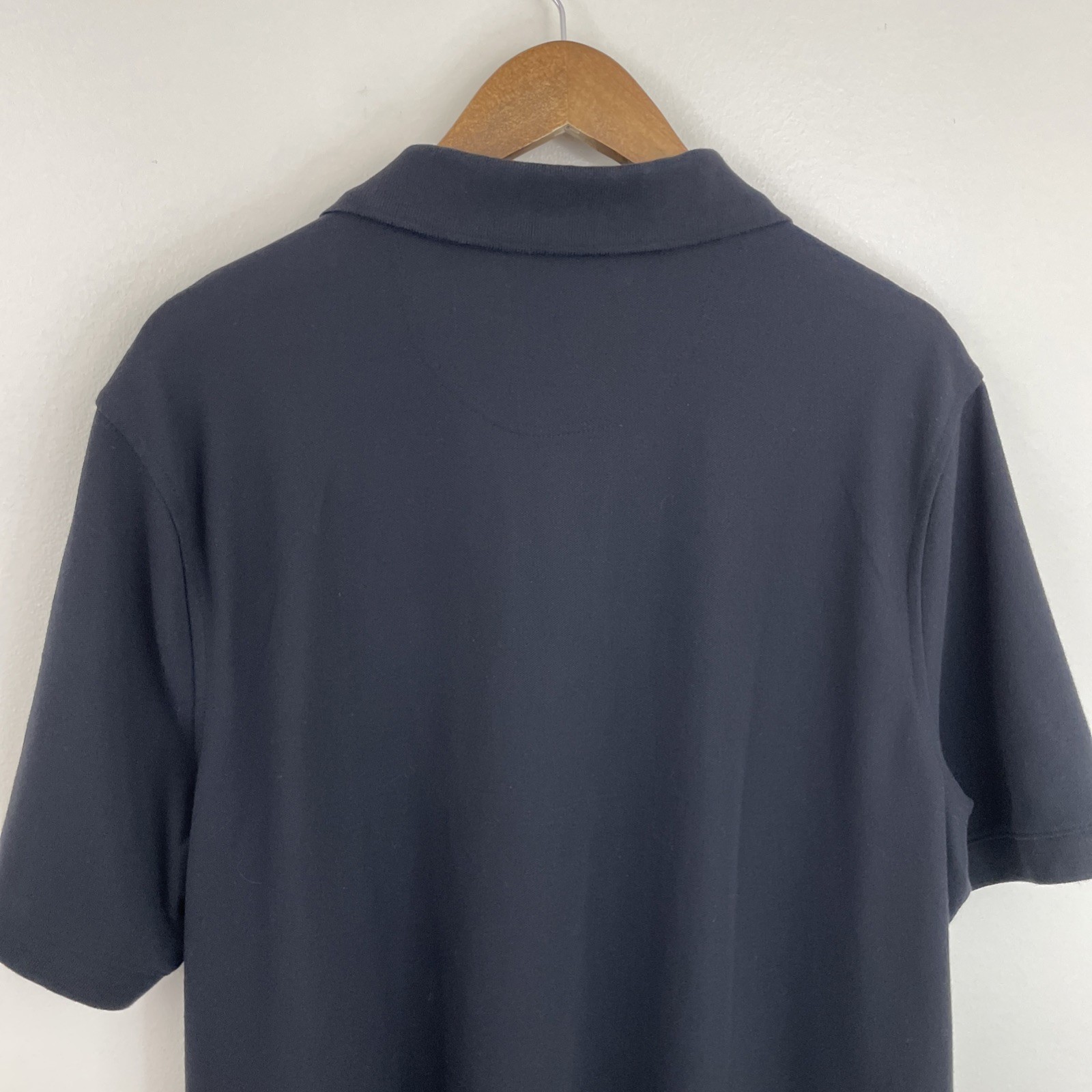 Croft & Barrow Polo Shirt Mens 2XB Big 2X Black Short Sleeve Classic