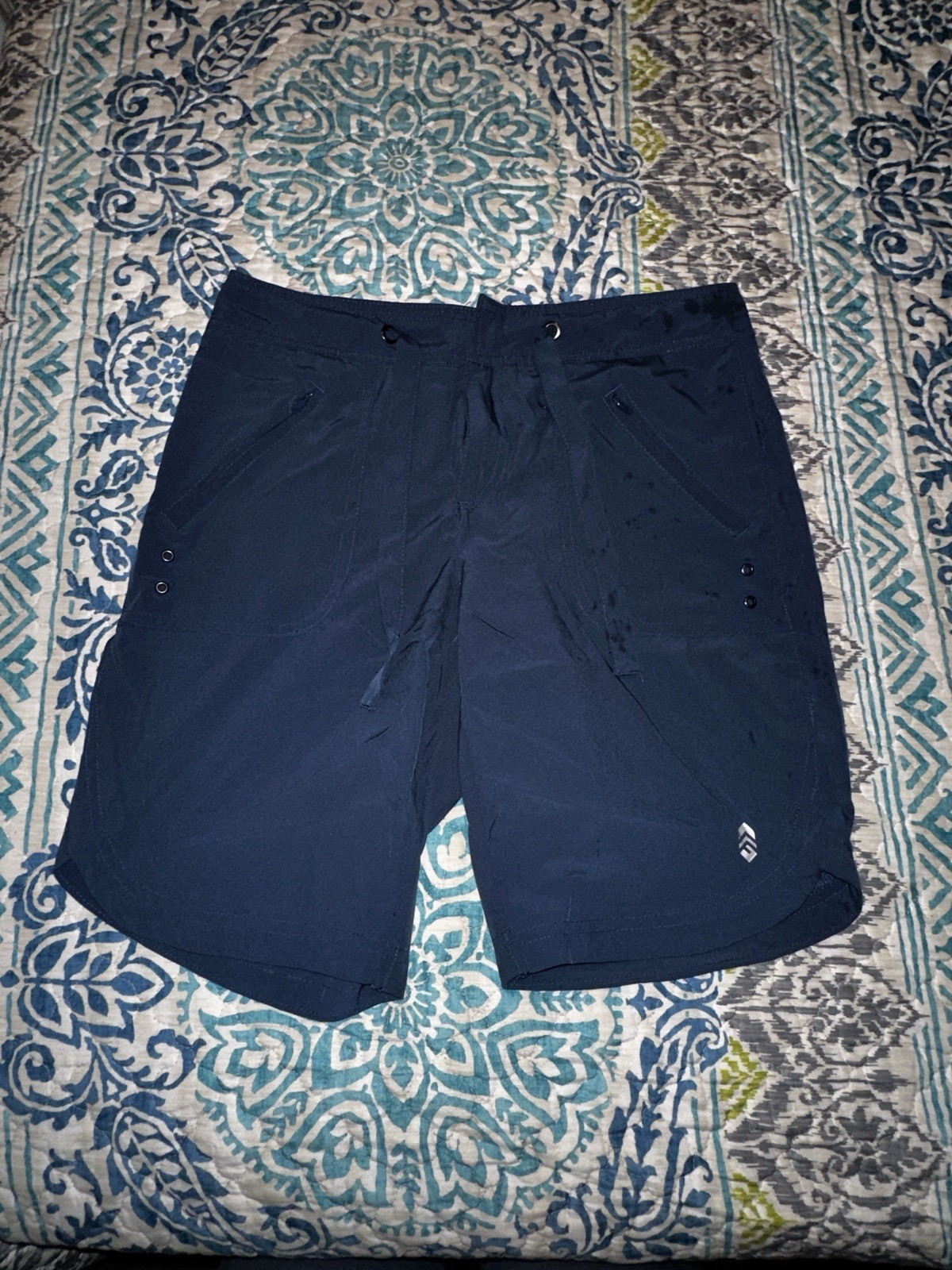 Women’s Free Country Slate Blue Bermuda Board Short Size S (4-6)