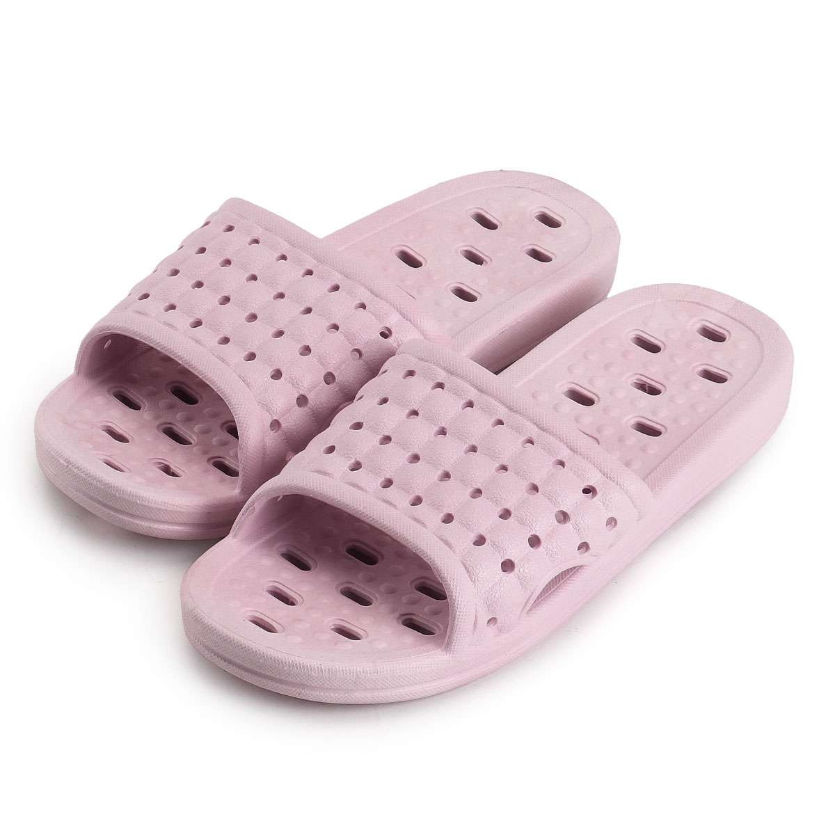 Men Women Shower Shoes Quick Dry Non-Slip Bathroom Slippers Dorm Home Slides