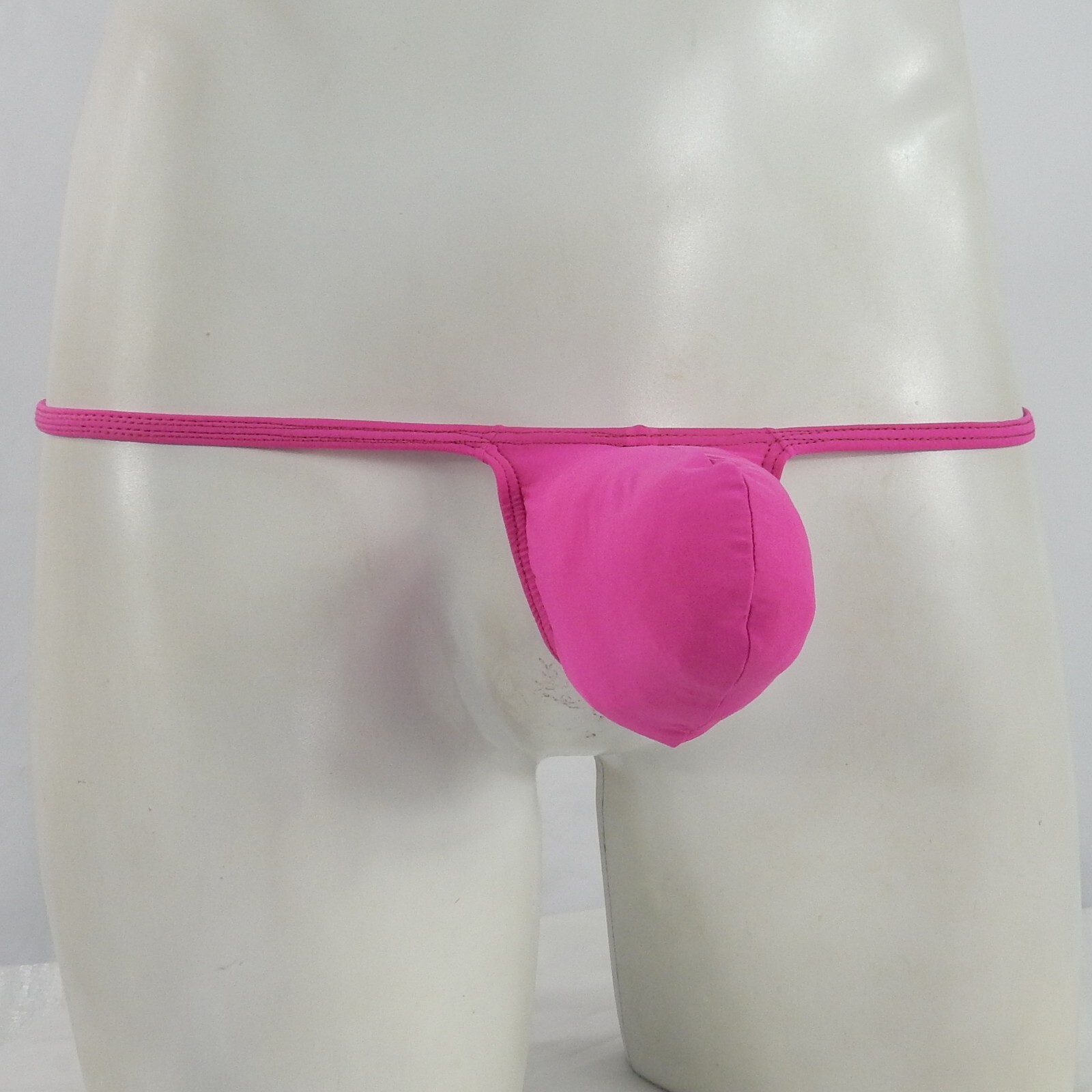 G1092 Mens Bulge Pouch String Thong Backless Jocks Contoured Pouch Silky Soft