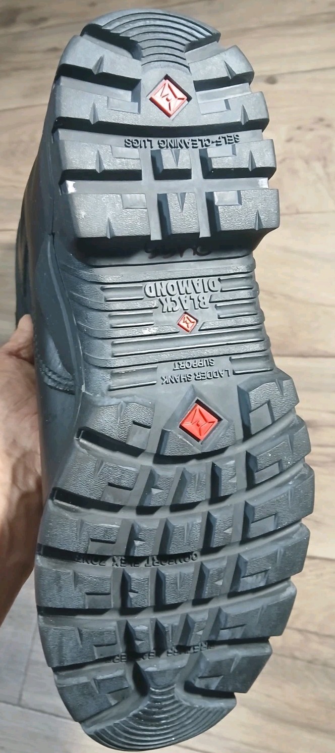 Black Diamond X2 14″ Leather Structural Firefighting Boot 8m 9.5w 277-0911 NFPA