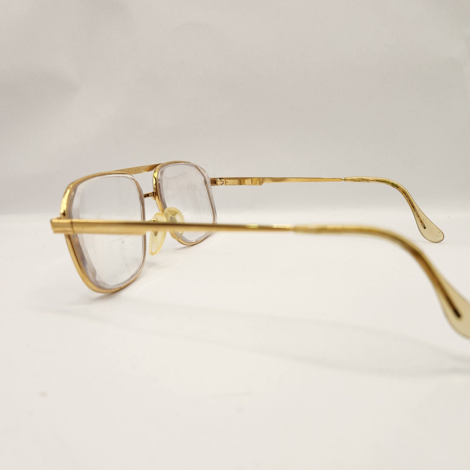 Titmus Z87 Eyeglasses Vintage Safety Glasses Frames Only USA 54 16 TP200 Gld