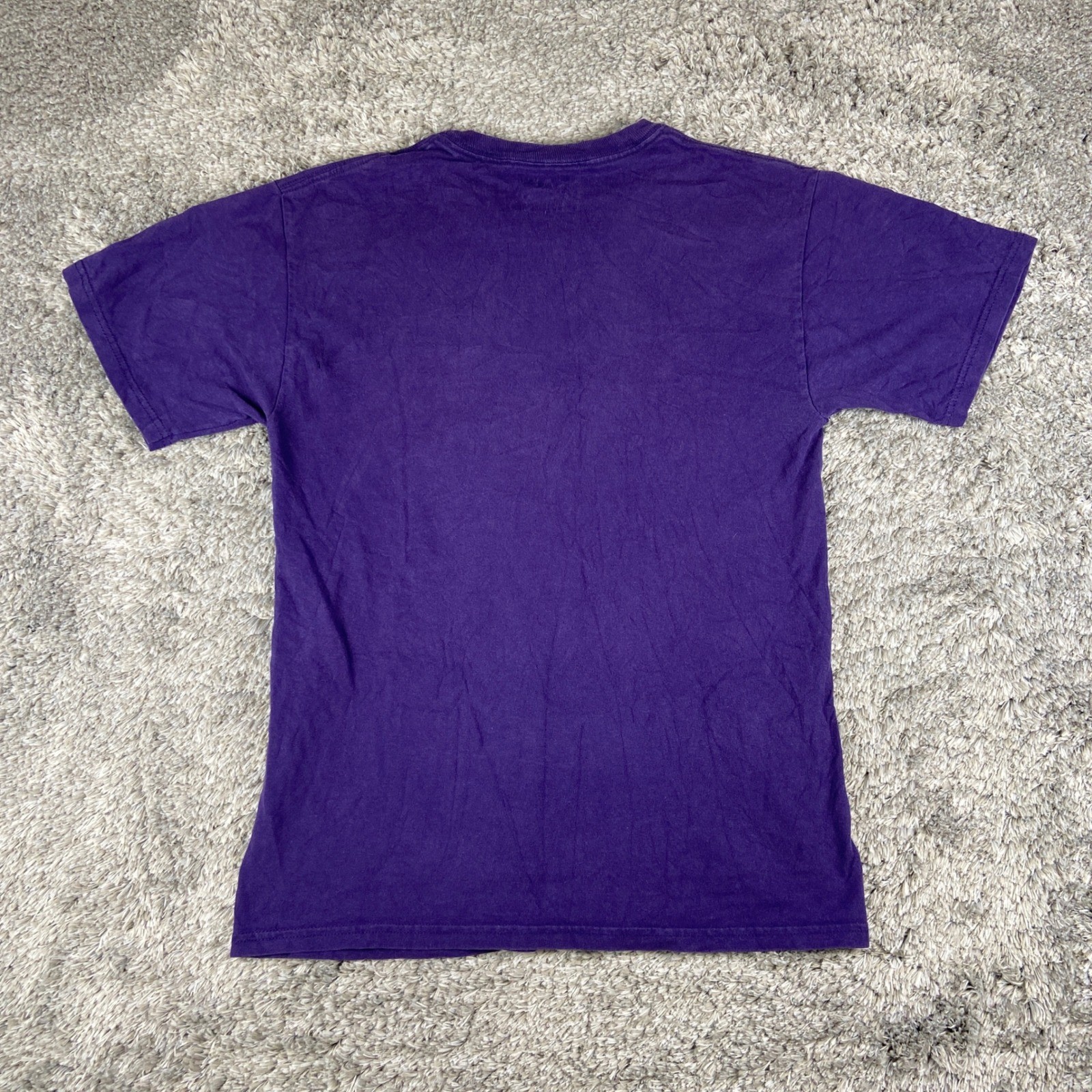 Champion James Madison Dukes Shirt Mens Small Purple Graphic Tee NCAA Collegiate