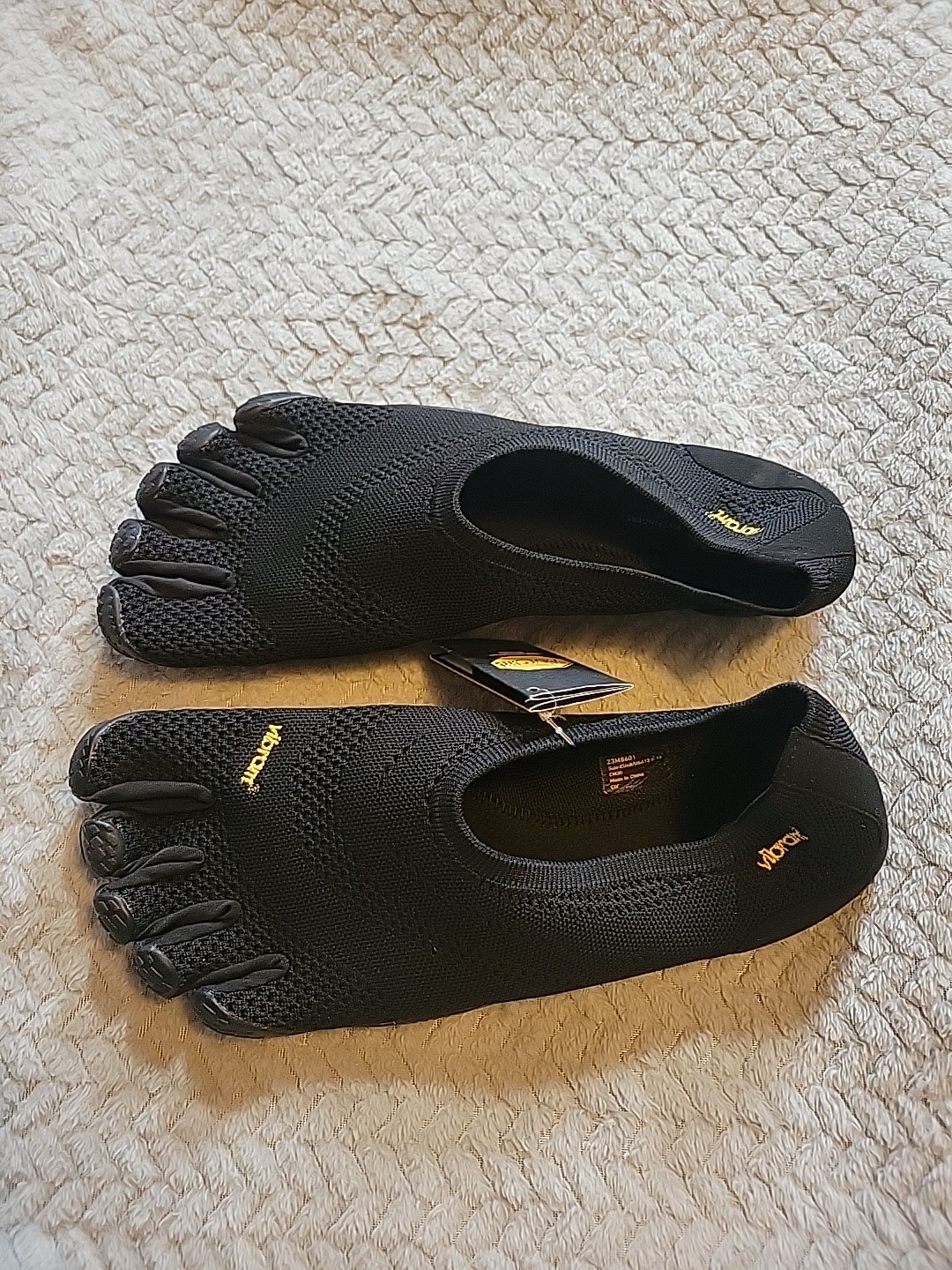 Vibram Fivefingers EL-X Knit Black Men’s Size 12.5-13 (23M8601)