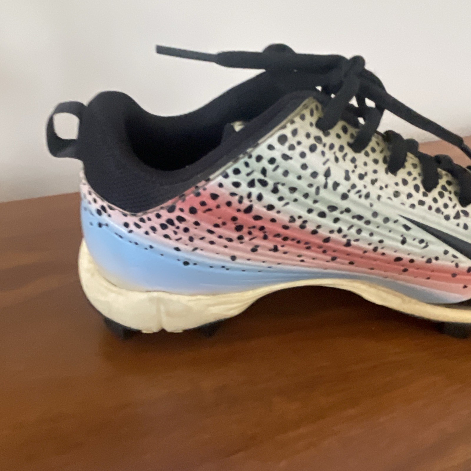 Mike Trout All-Star Nike Lunar Vapor Rainbow Trout ASG Cleats Size 5
