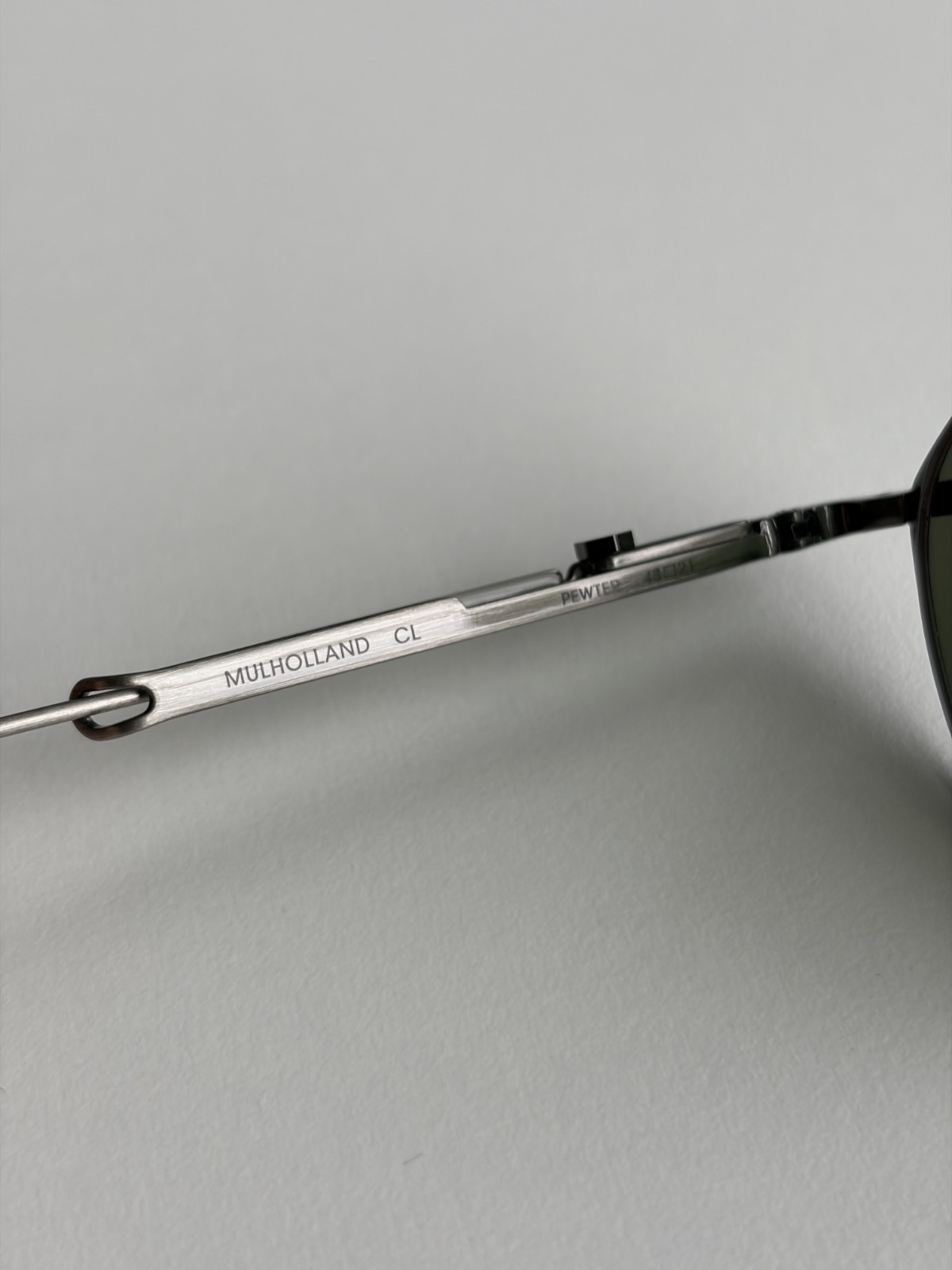 EXCELLENT Mr. Leight Mulholland 48 titanium sunglasses – Pewter/G15 – made in JP