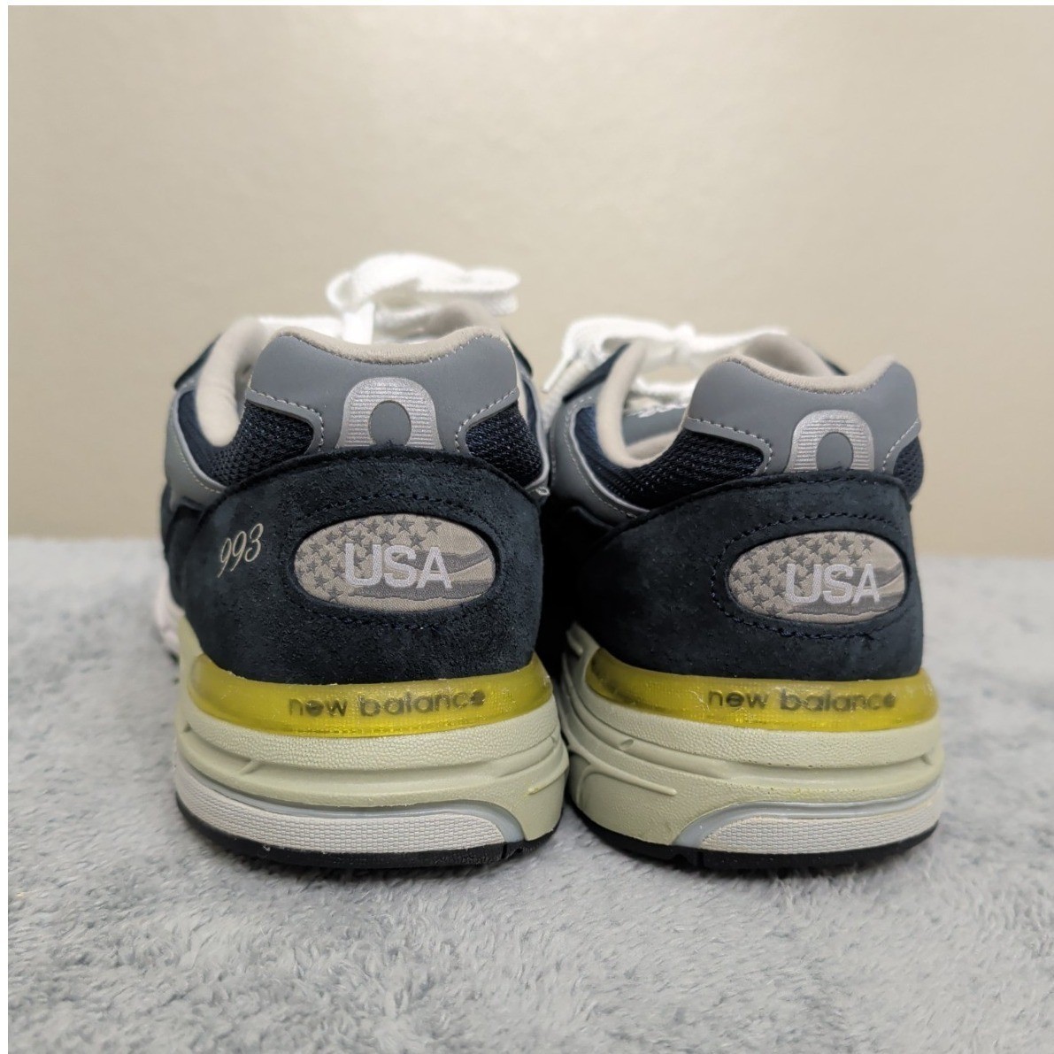 New Balance MADE in USA 993 Core Navy MR993NV Men’s Shoe Size 12 width 4E READ