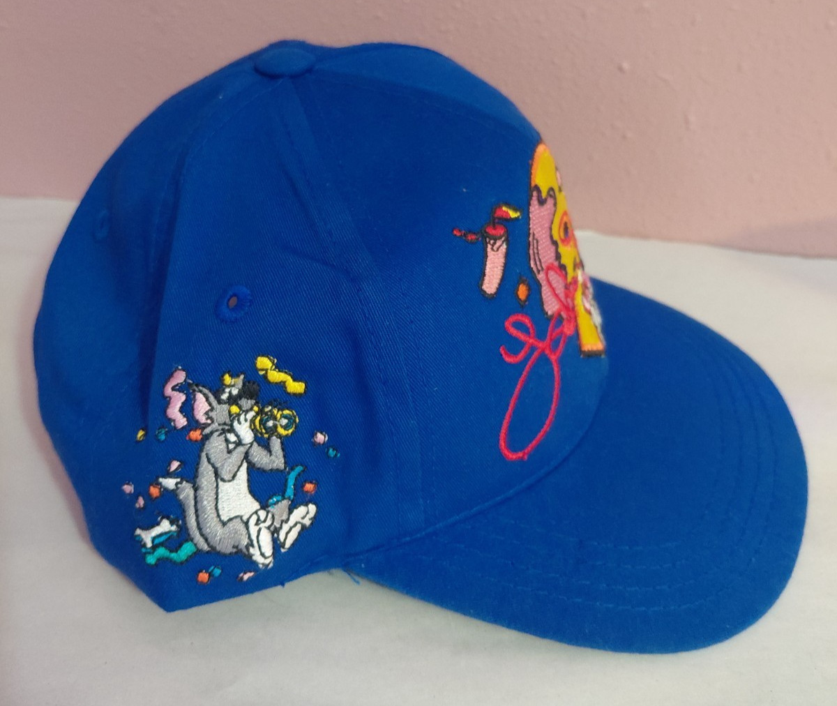 Vintage Cartoon Network Wacky Racers Tom & Jerry Snapback Hat Rare