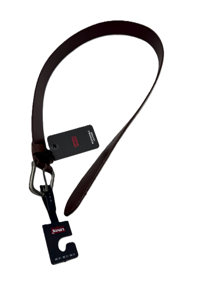 Levi’s Men’s 1.49 In (38MM) Bovine Leather Belt Dark Brown (Size 40) 8431