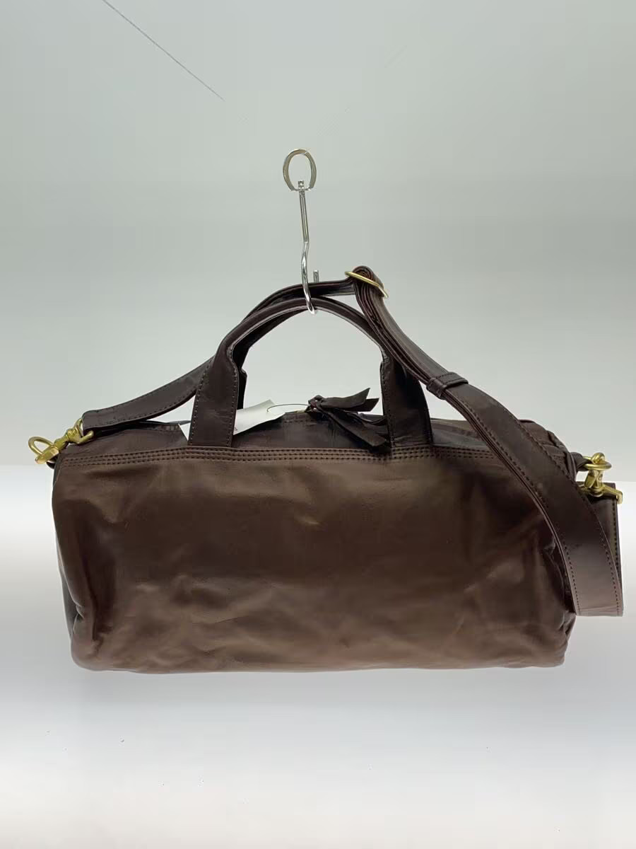 PORTER Boston Bag Leather BRW Solid FRANK 2WAY Boston Bag