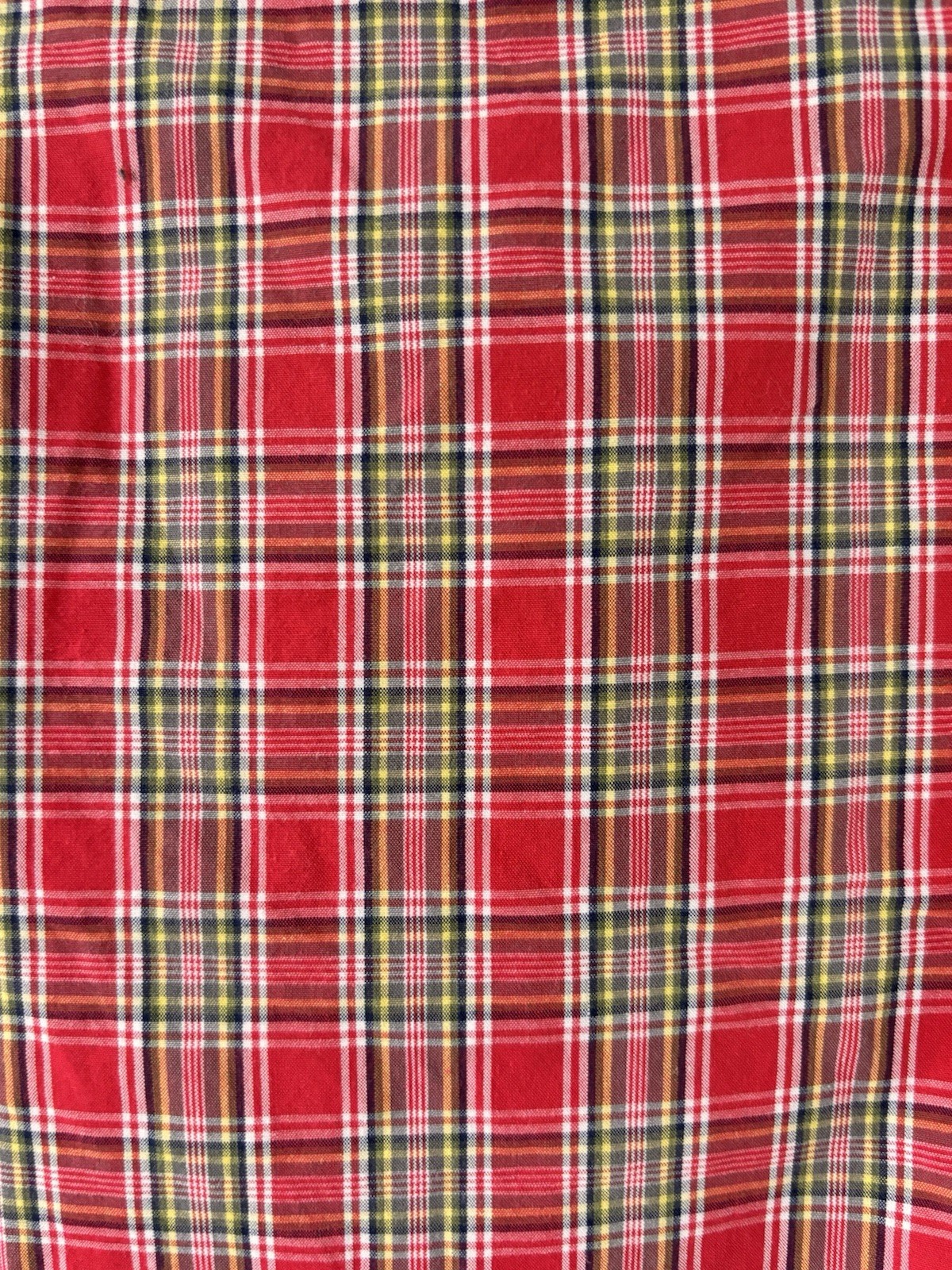 Gap Vintage Y2K Skirt Fit 8 W26 Red Multi Wrap Plaid Check Mini Retro Cotton