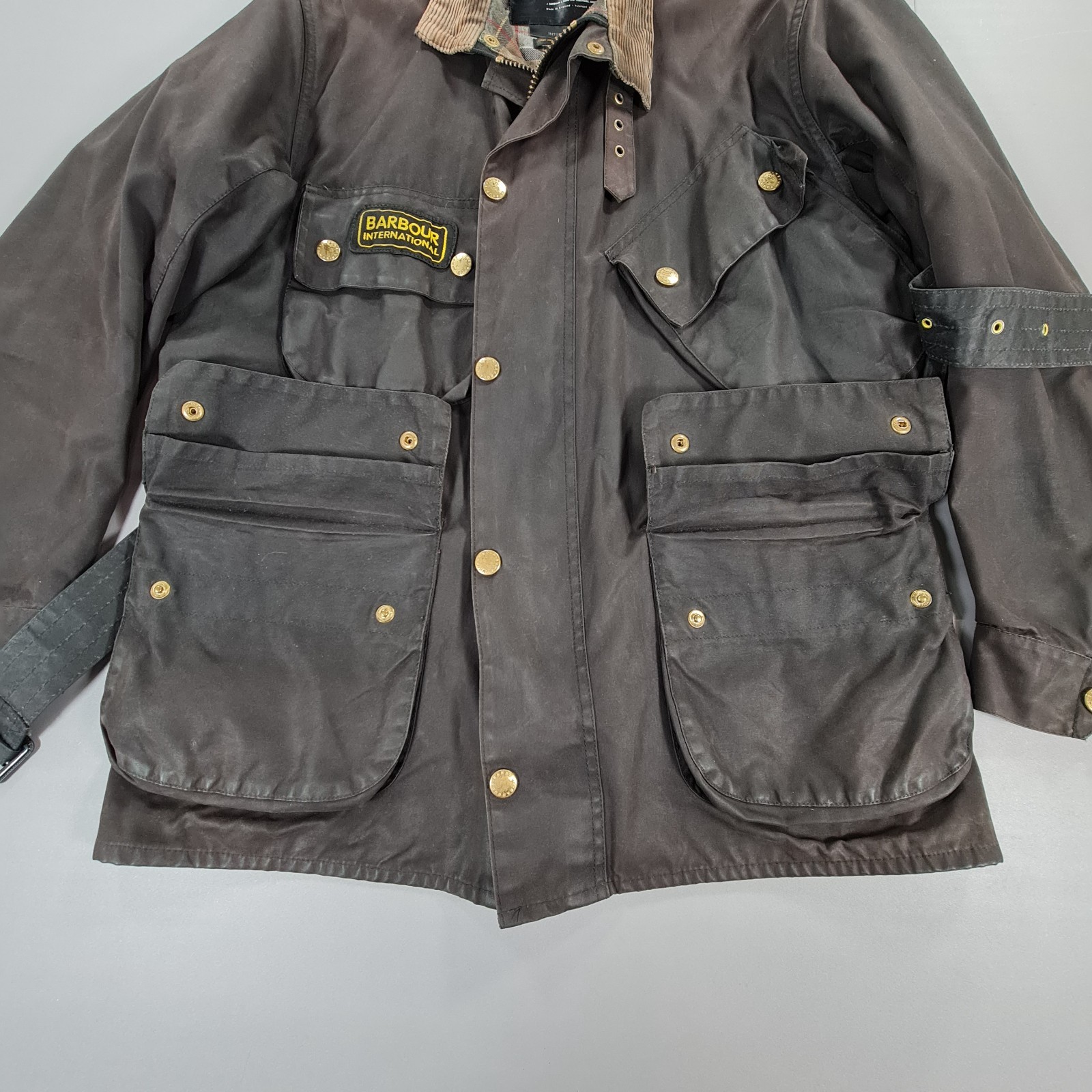 Barbour A7 Wax Jacket Mens Brown C42 / 107 cm Belted Waterproof Coutry